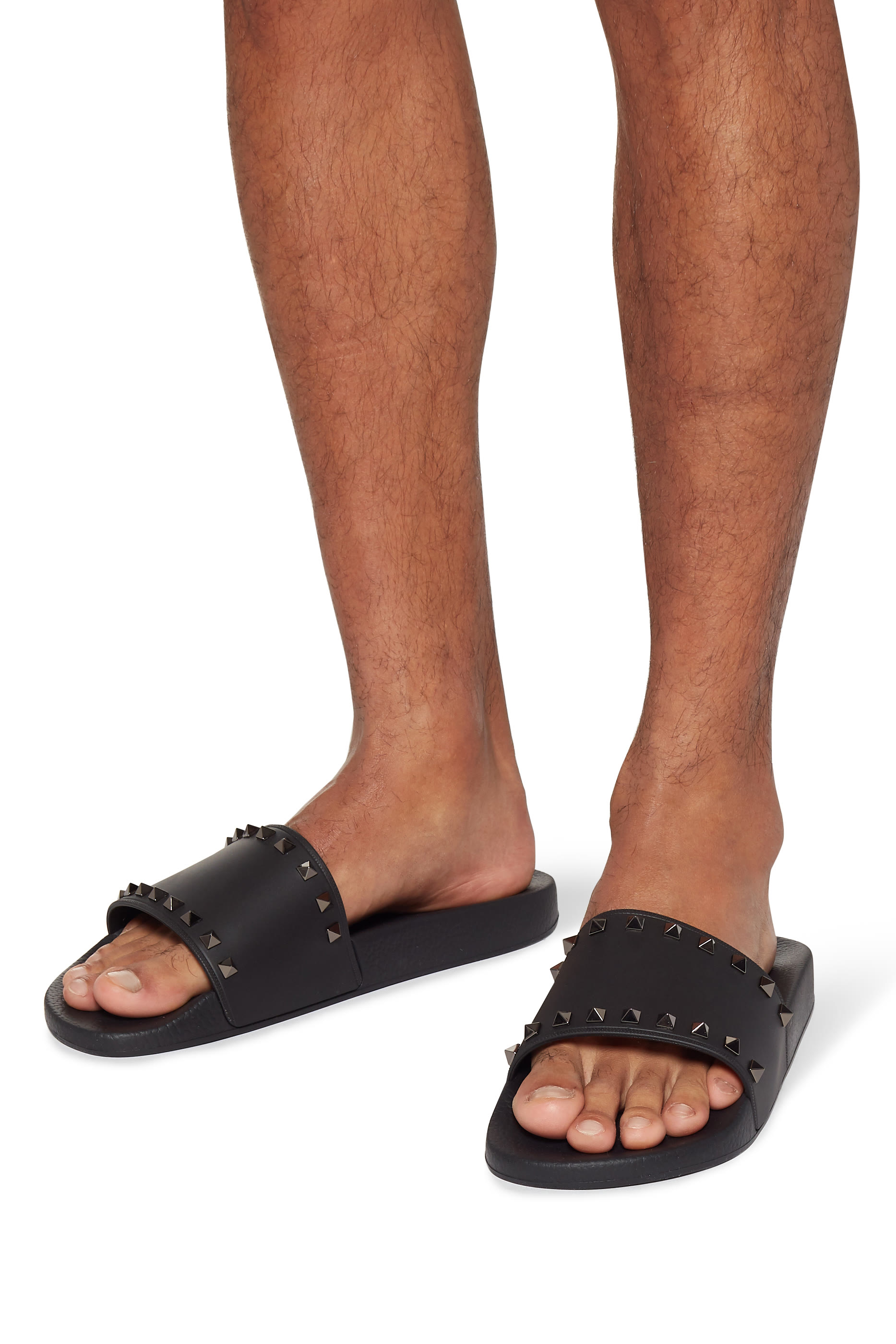 Rockstud Rubber Slides