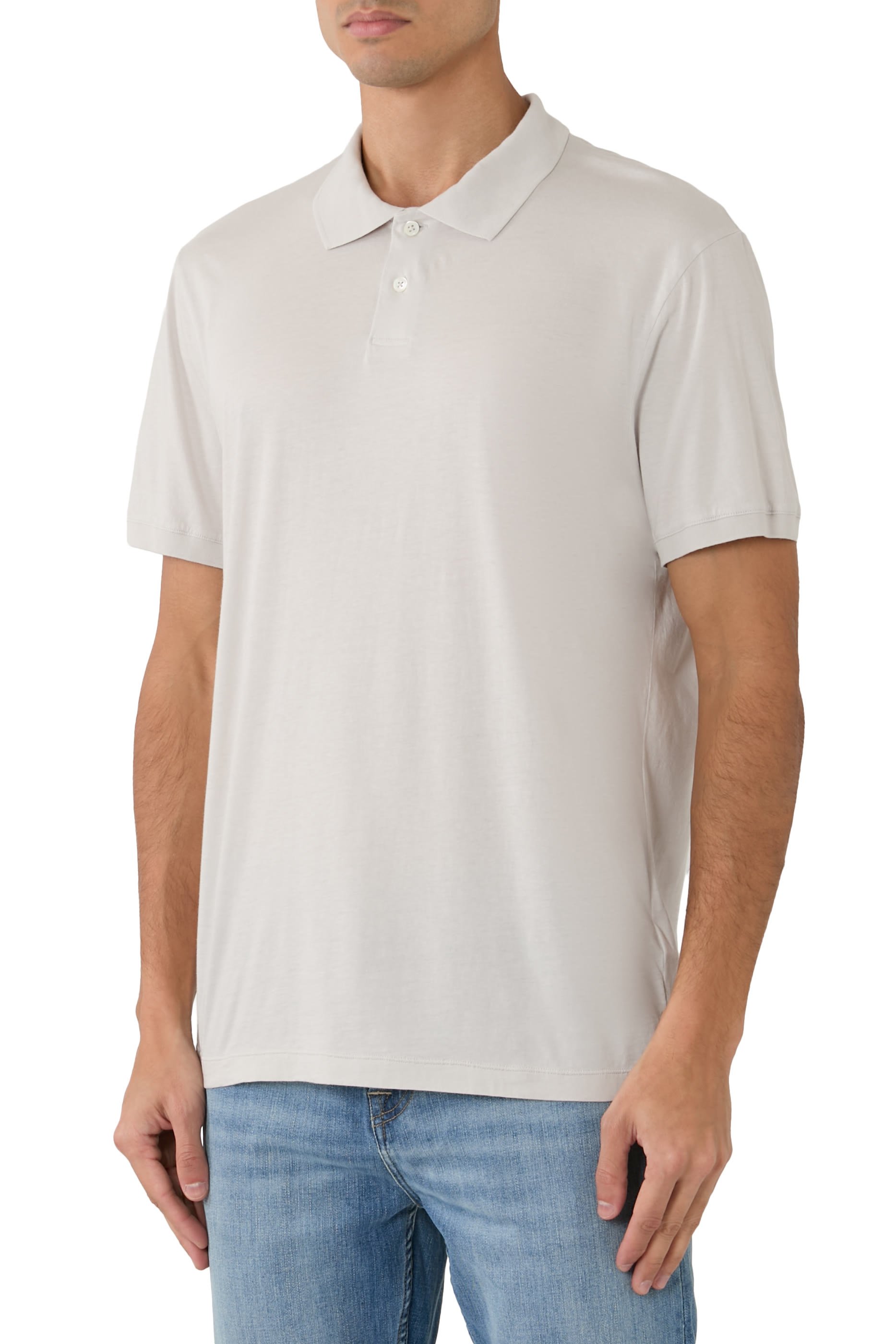 Luxe Lotus Jersey Polo