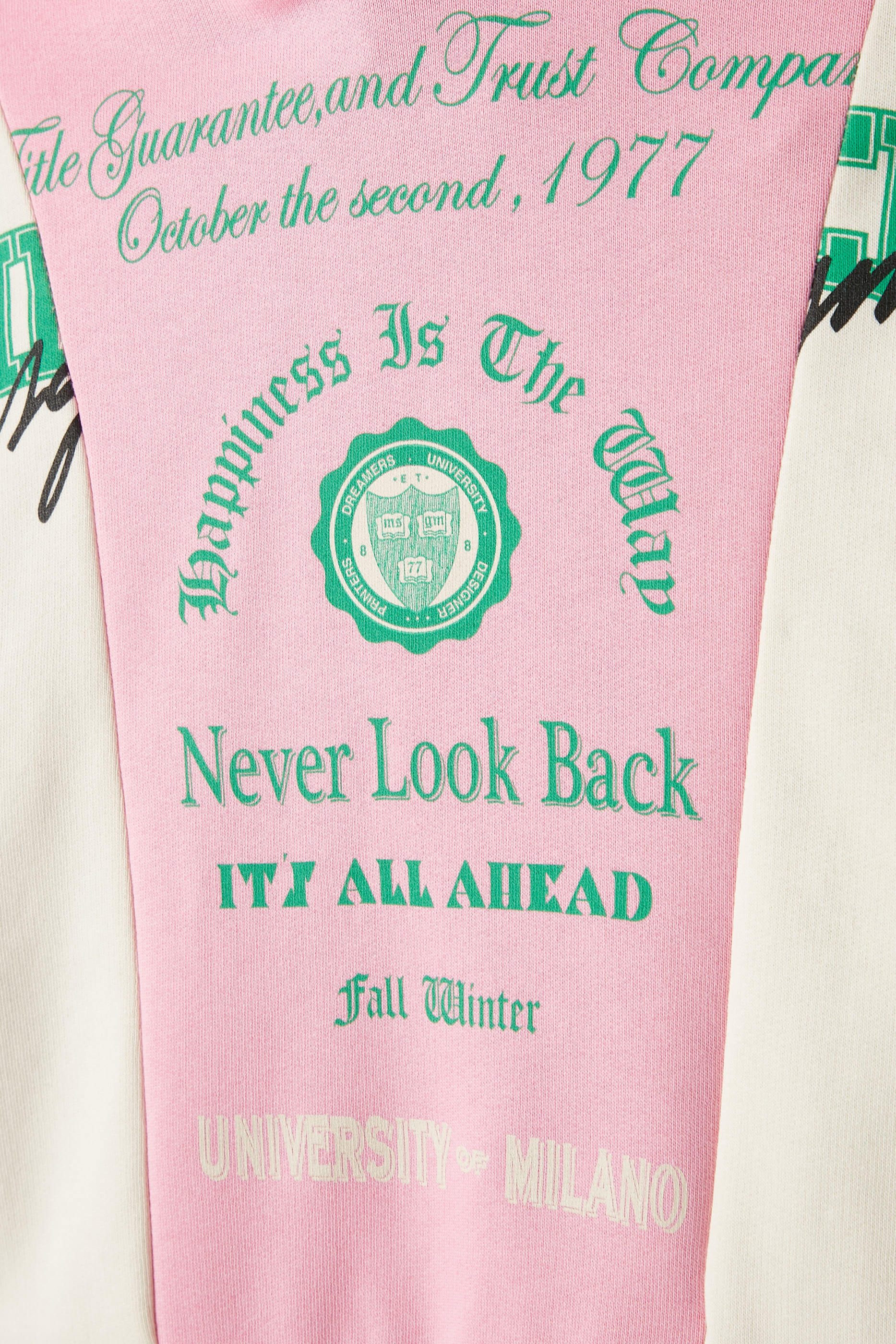 Kids Logo-Print Patchwork Hoodie