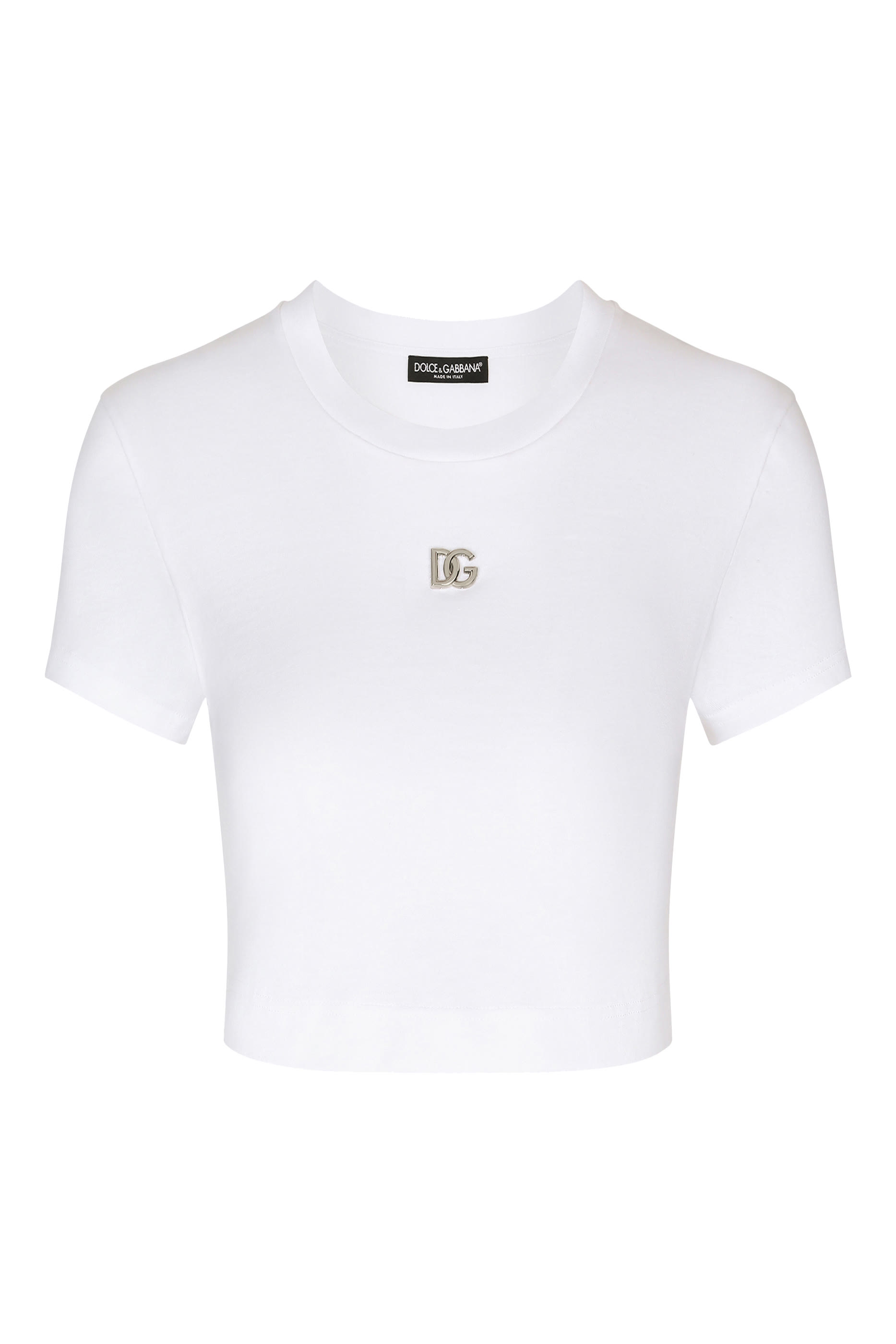DG Logo Cropped Jersey T-Shirt