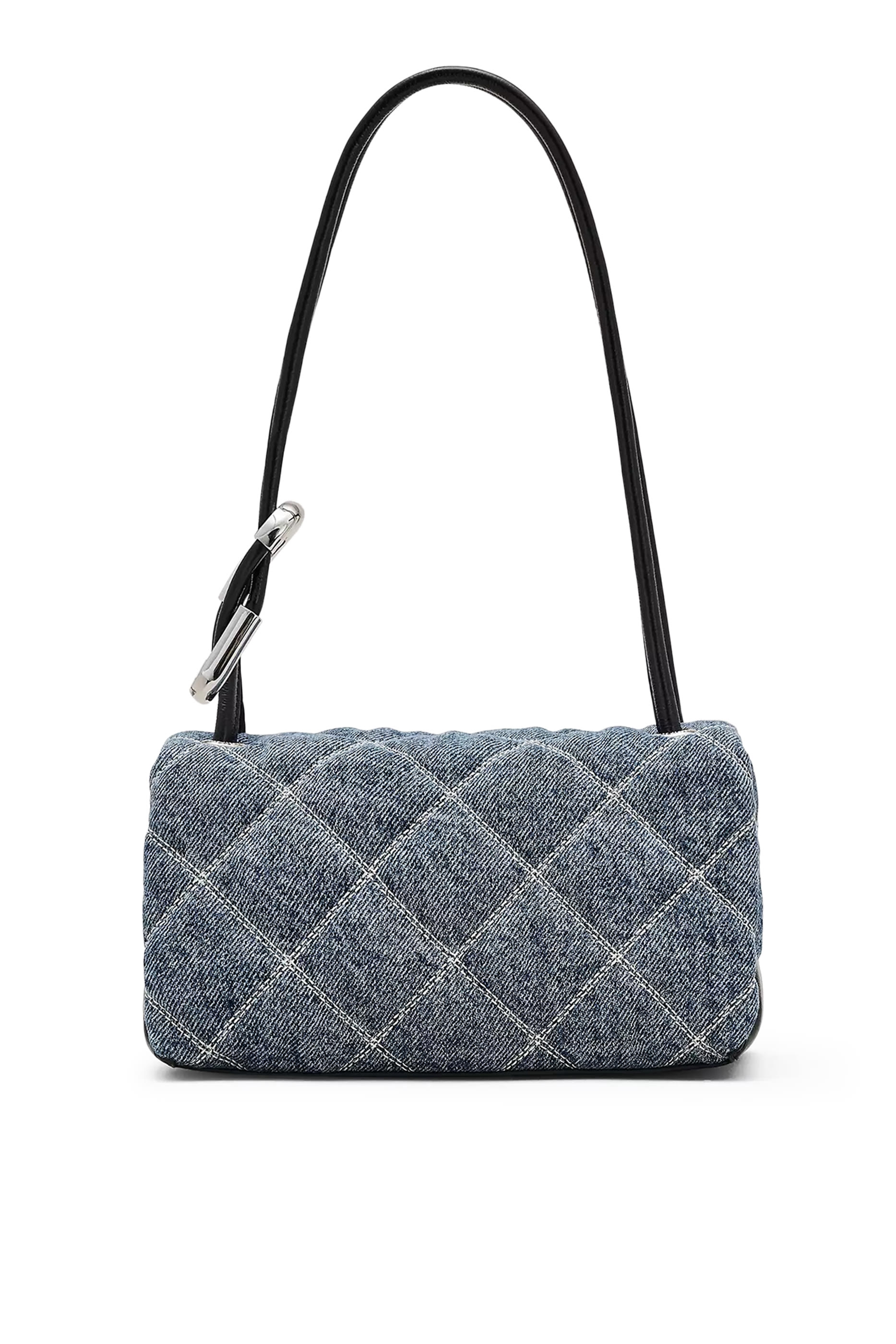 The Quilted Denim Snapshot Convertible Shoulder Bag