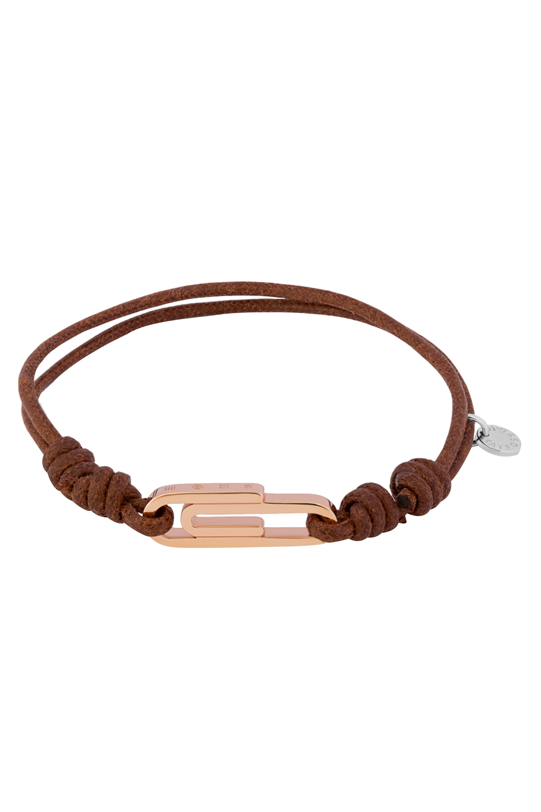 Macrame Paper Clip Bracelet