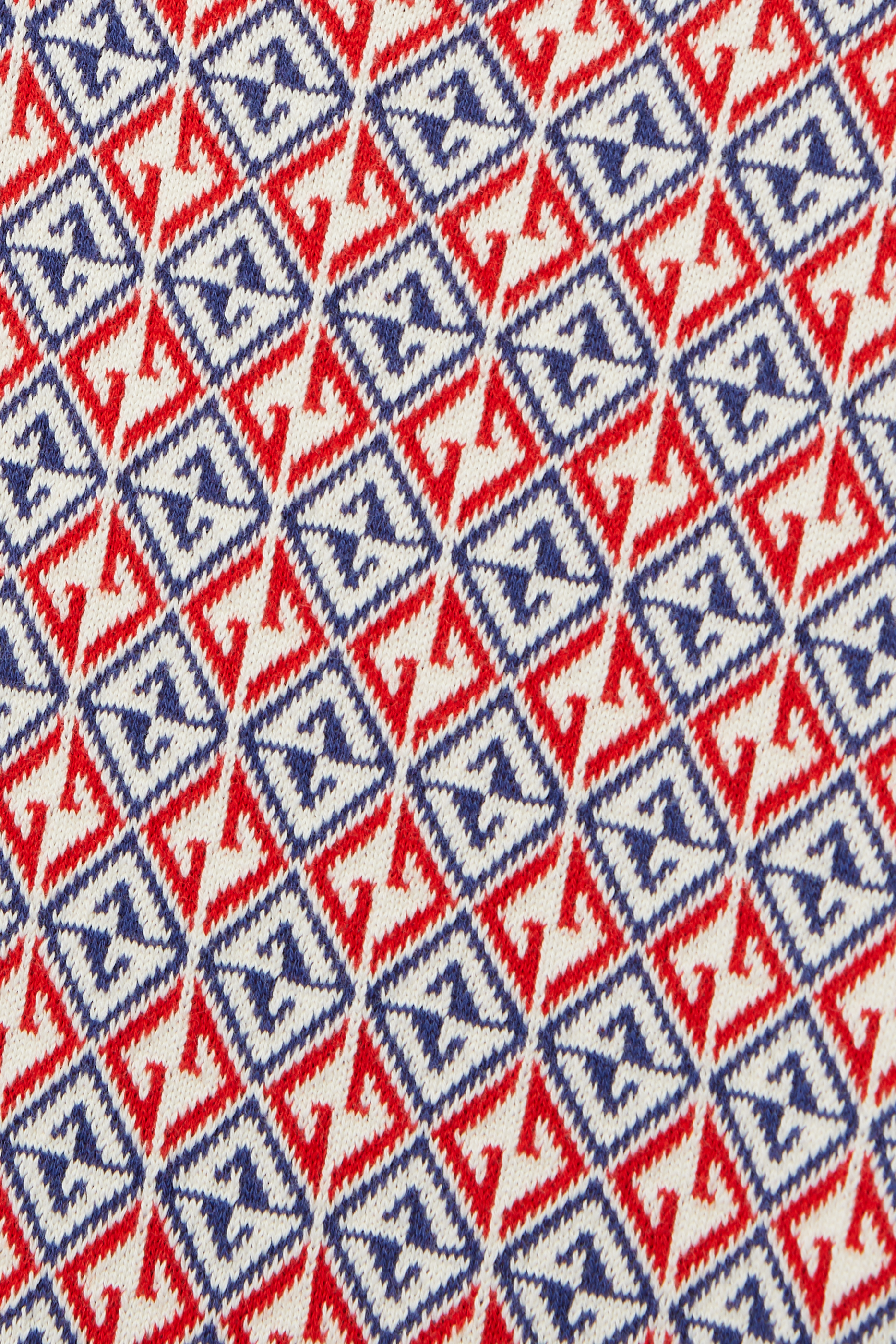 Baby G Rhombus Cotton Jacquard Dress