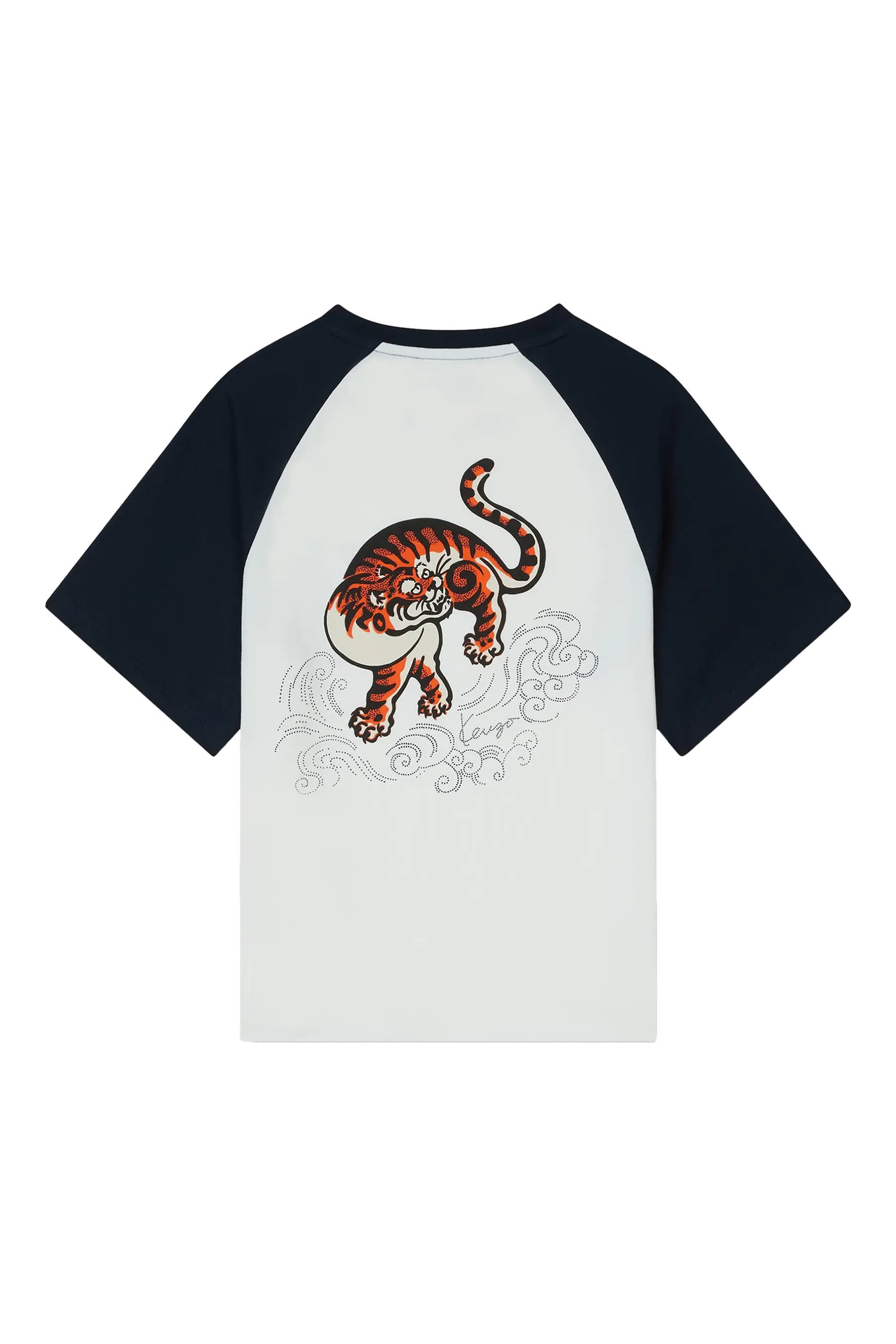Kids Tiger-Graphic Raglan T-Shirt