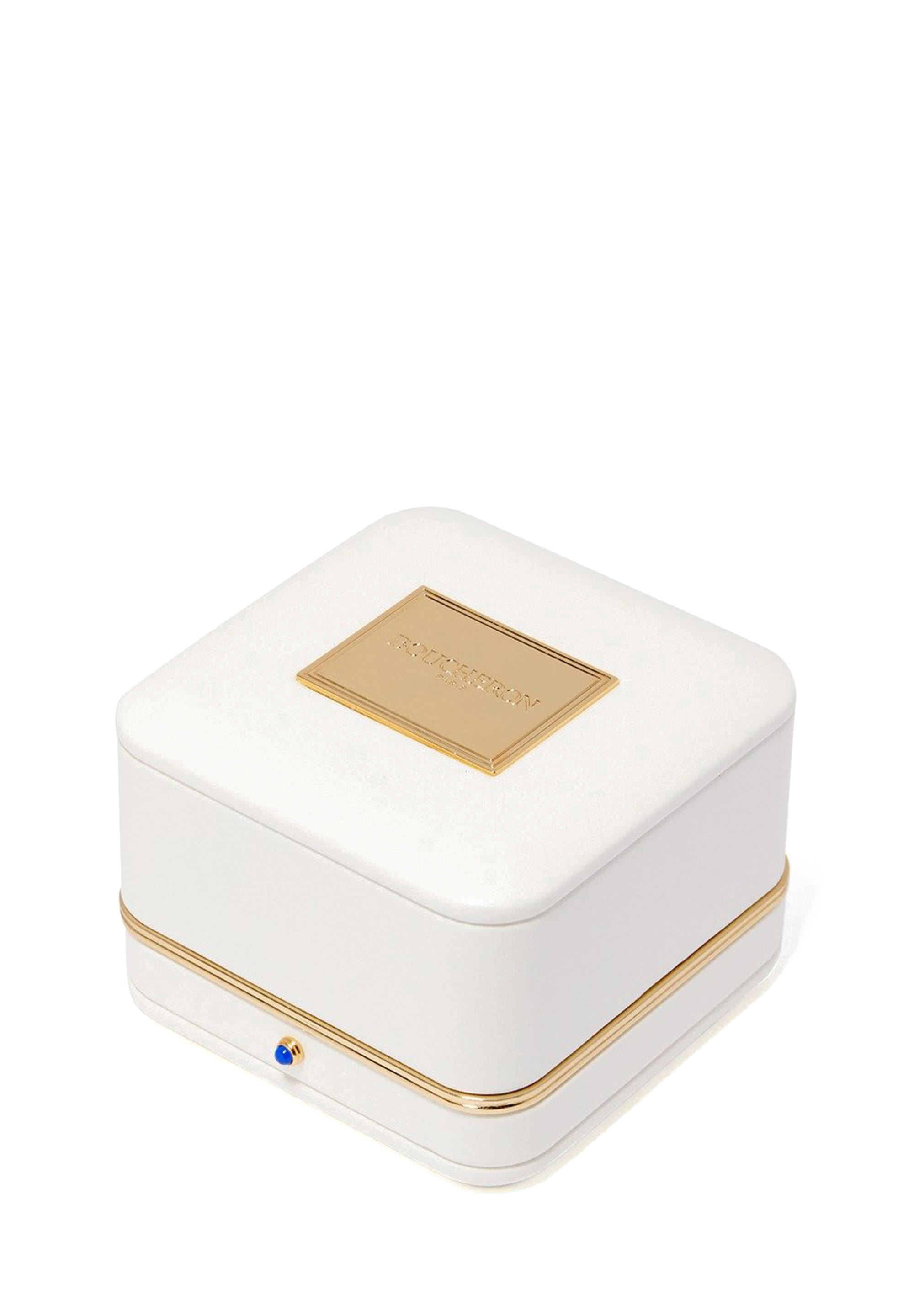 Quatre Double White Edition Single Clip Earring, 18k White Gold & Diamonds