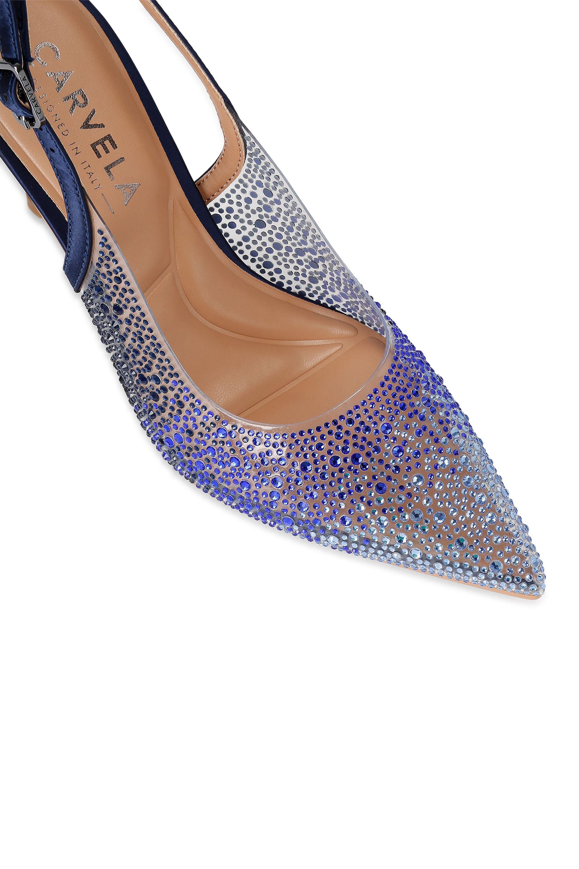 Carvela 100 Positano Vinyl Sling Back Pumps