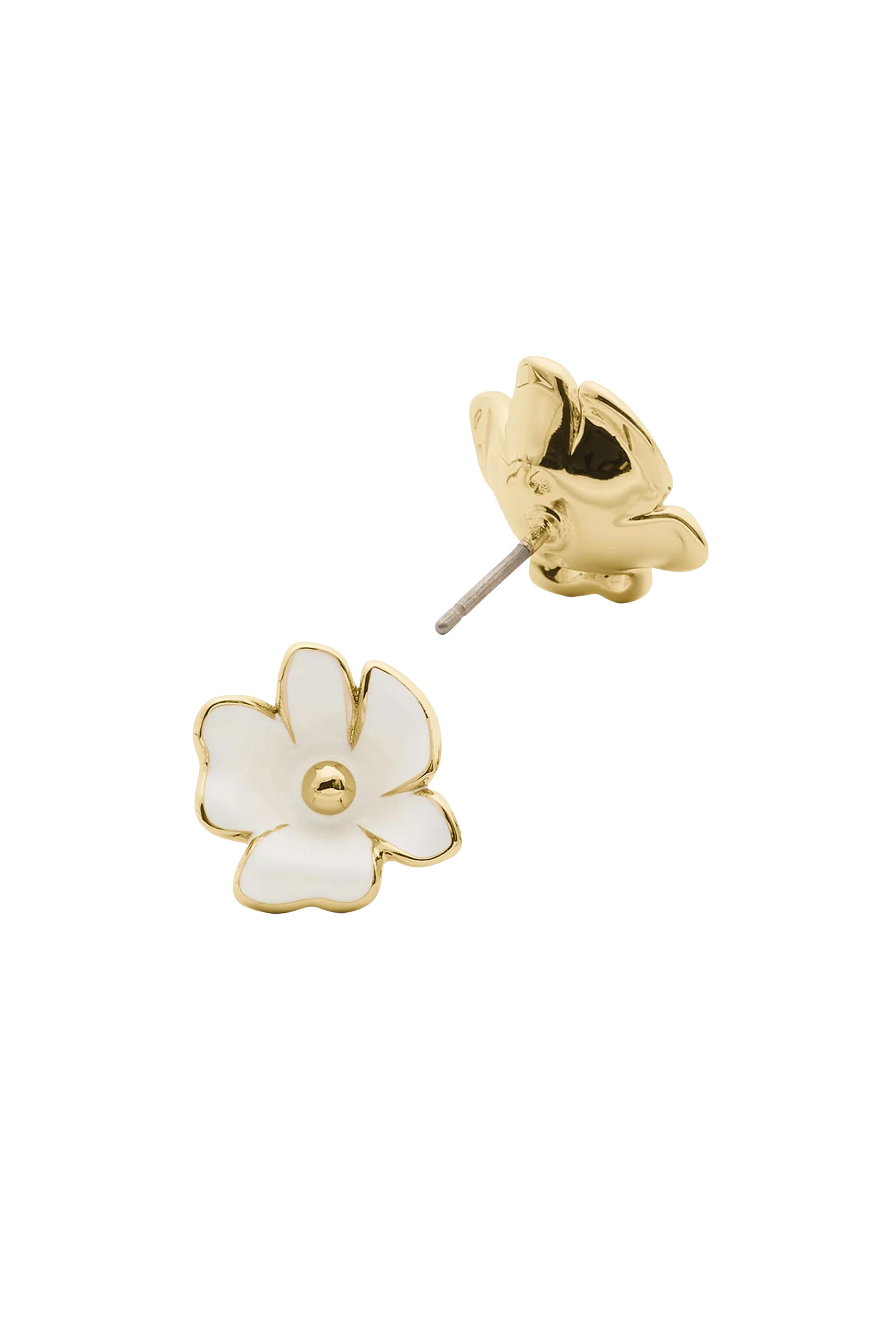 Bloom Flower Studs, Enamel & Titanium Posts