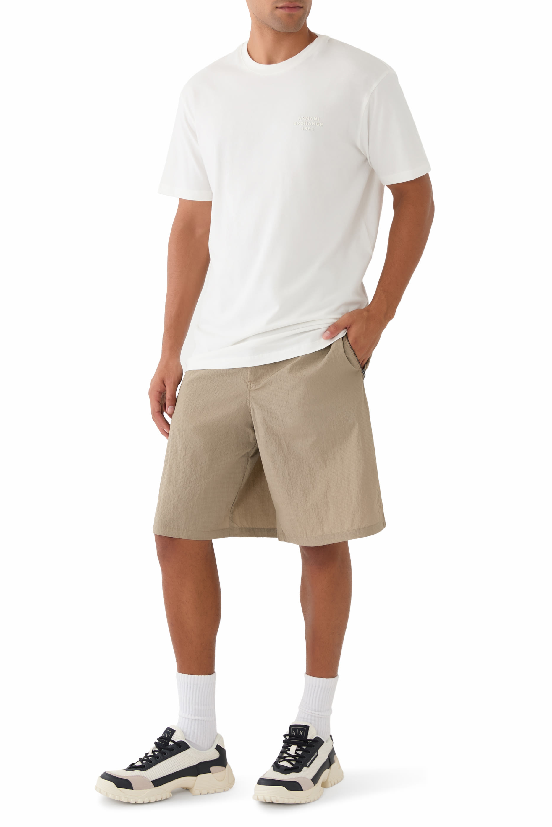 AX Lettering Jersey T-Shirt