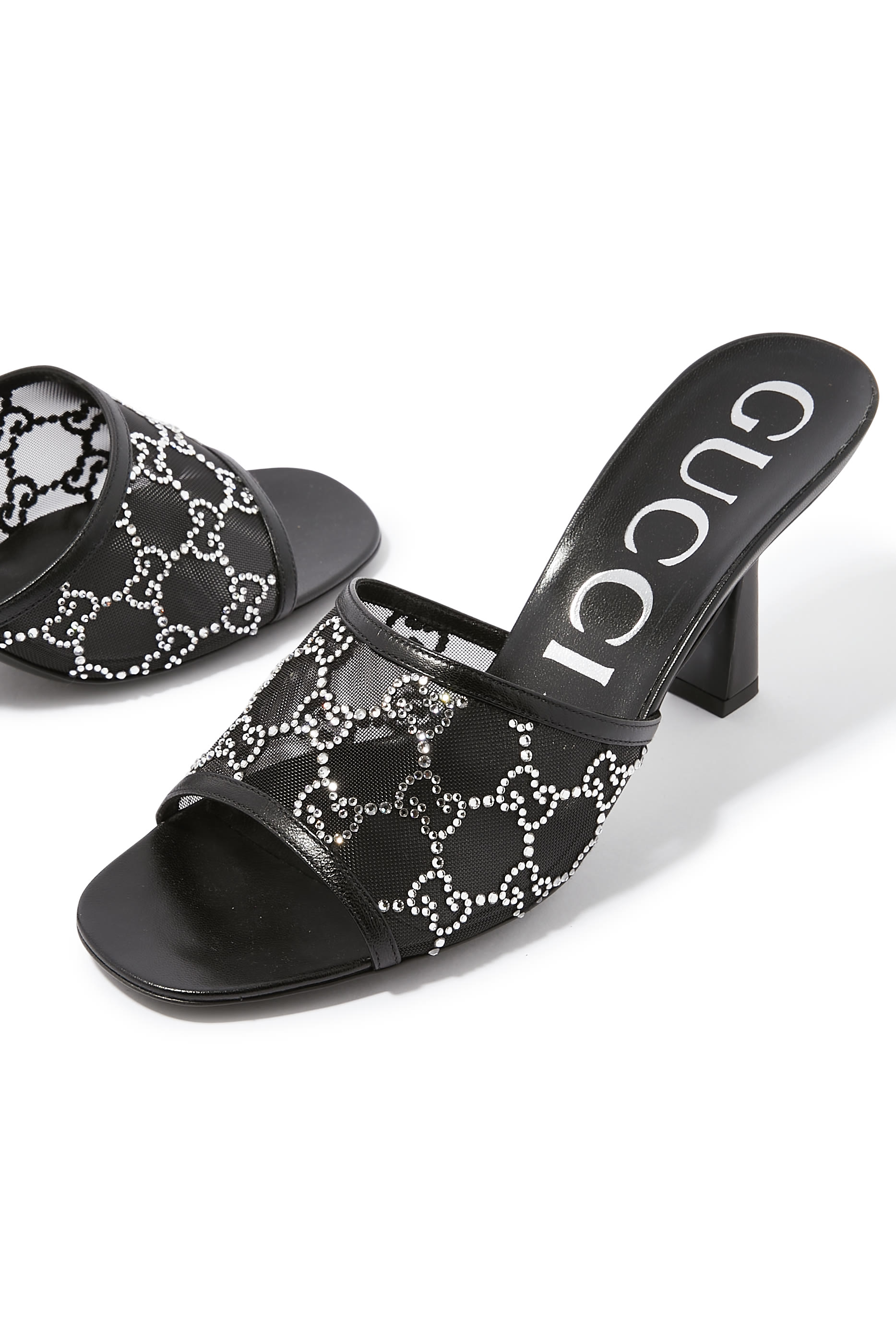 GG 75 Mesh Slide Sandals