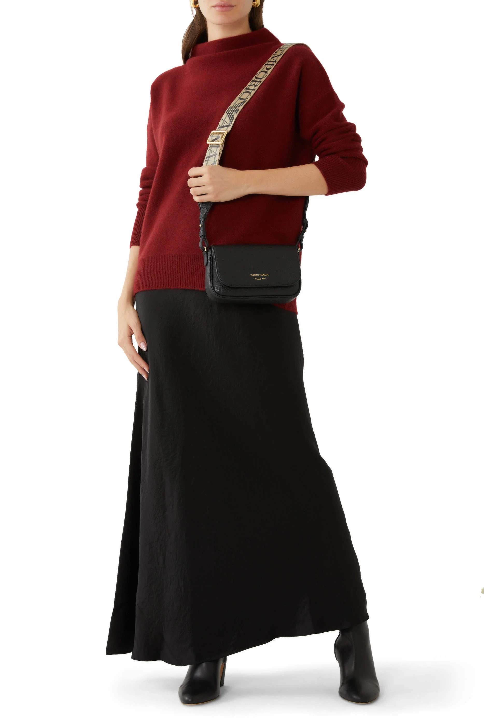 Mini Deer-print Faux Leather Shoulder Bag