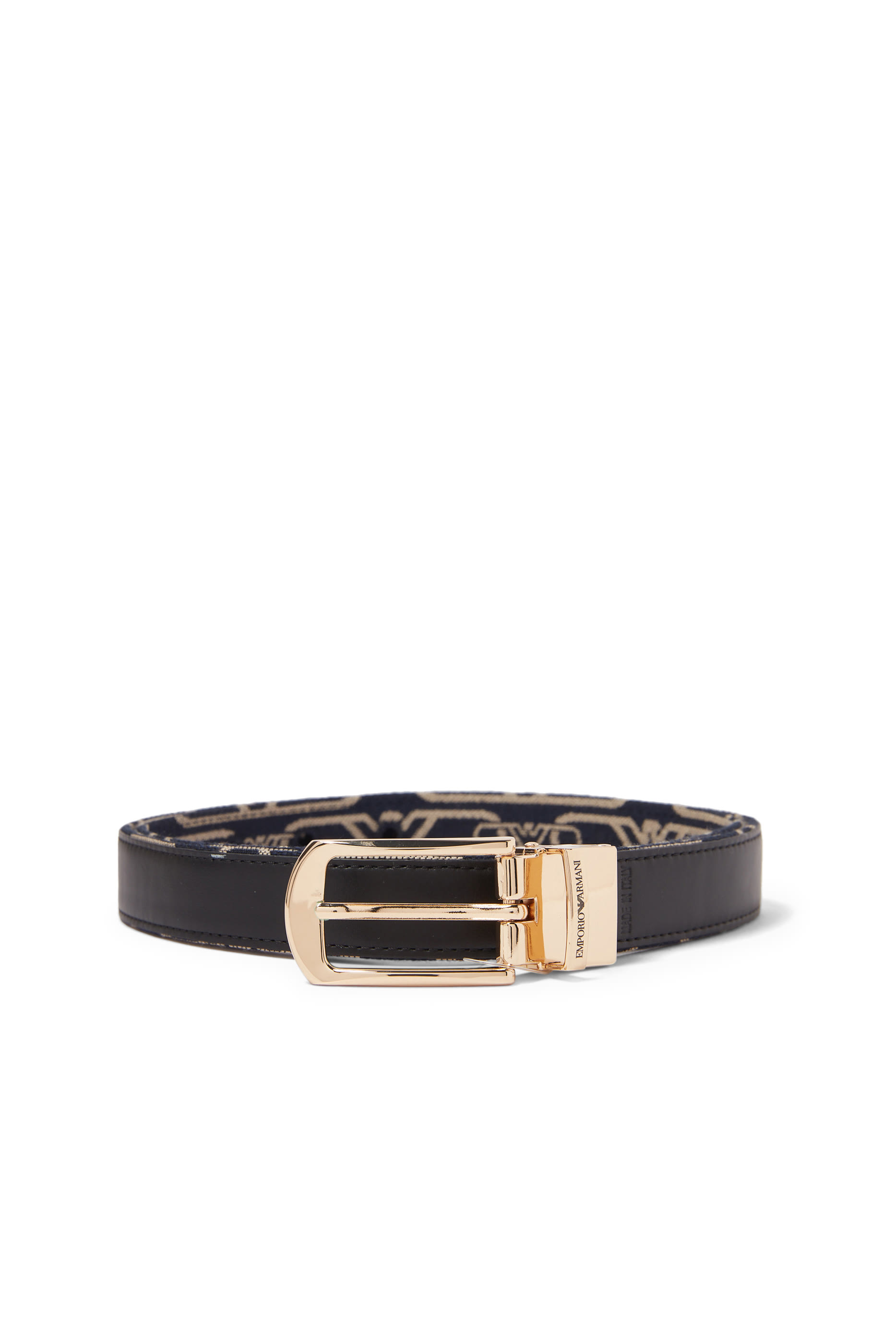 Logo Reversible Leather Belt