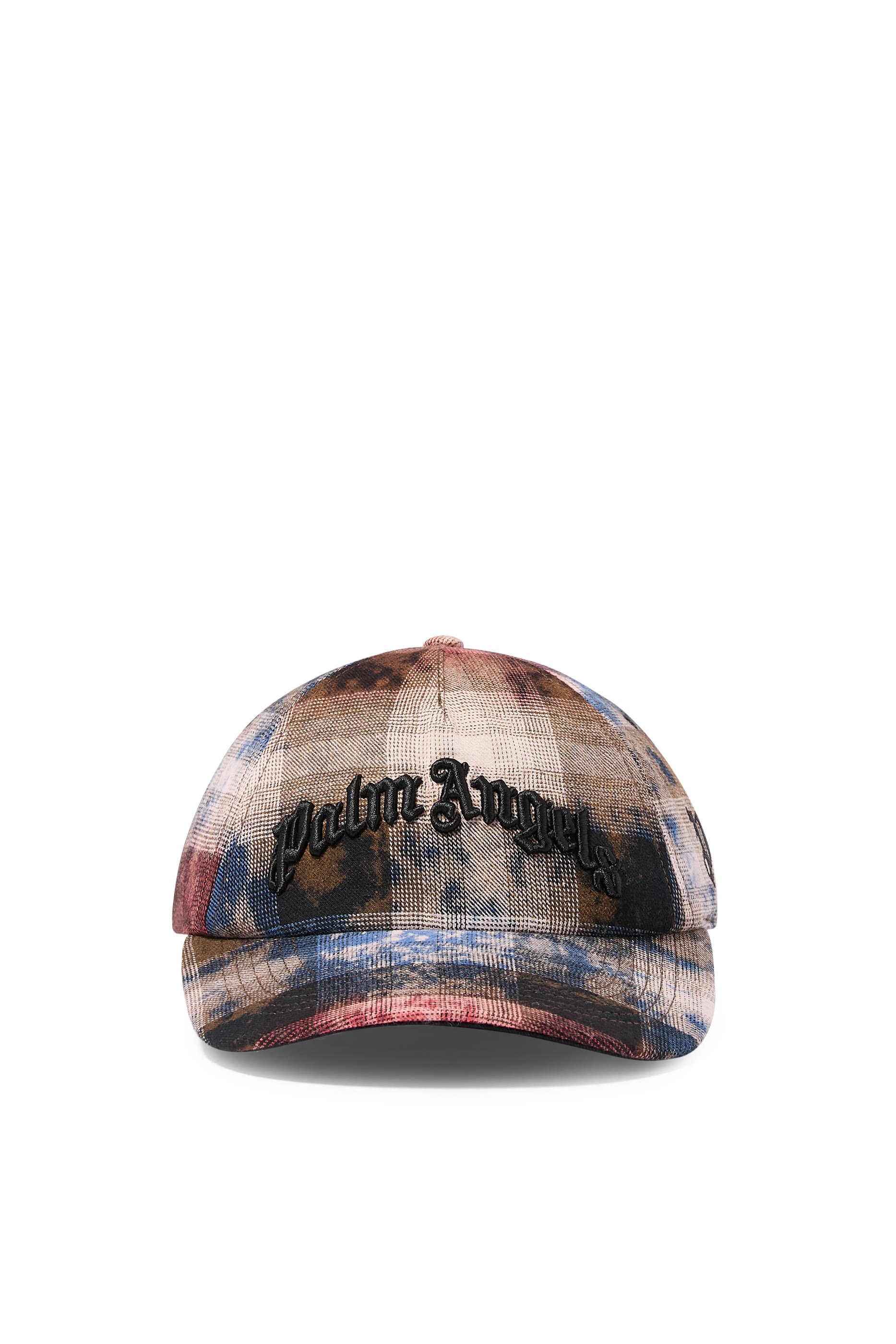 Curved Logo Check Cap