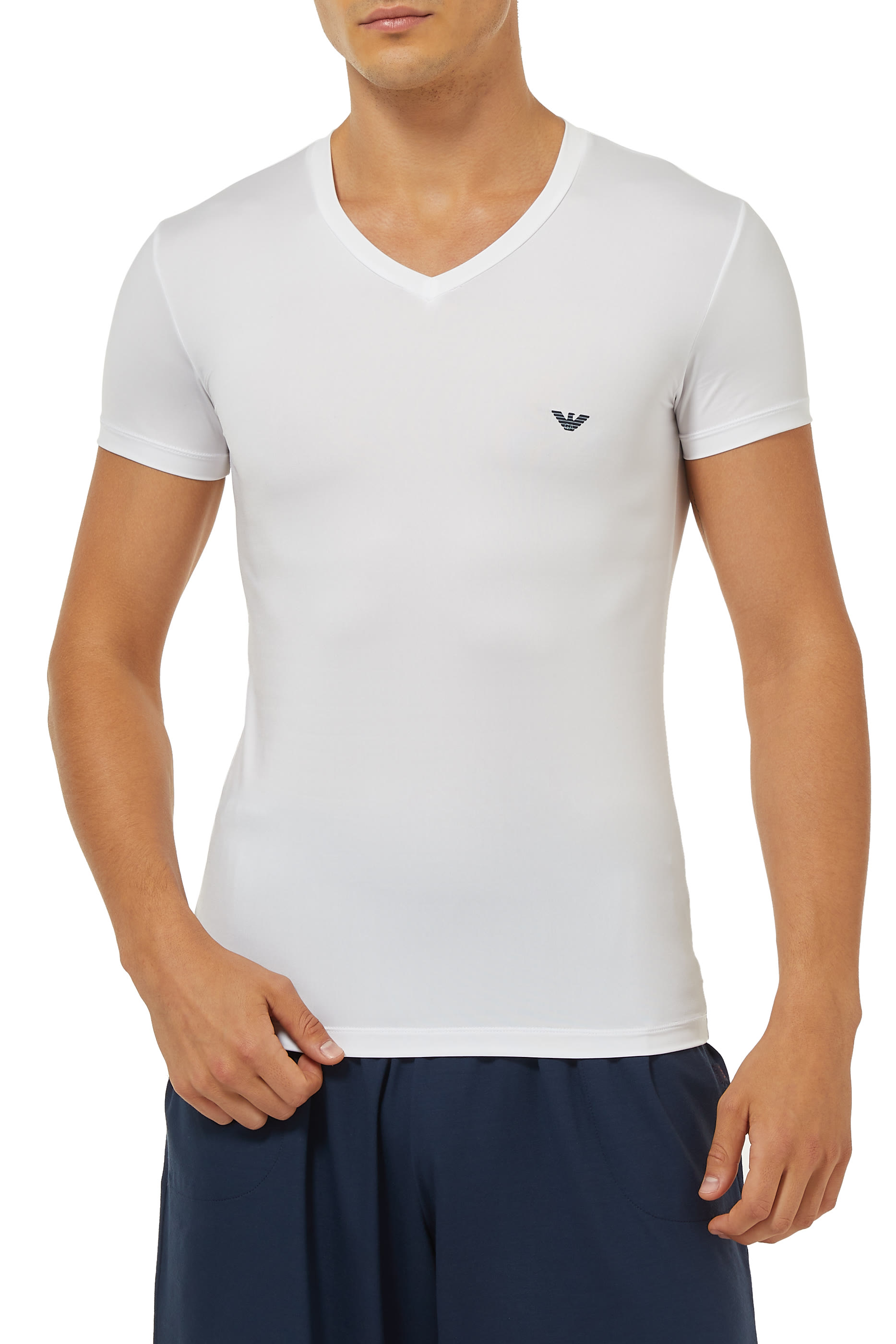 Logo V-Neck T-Shirt