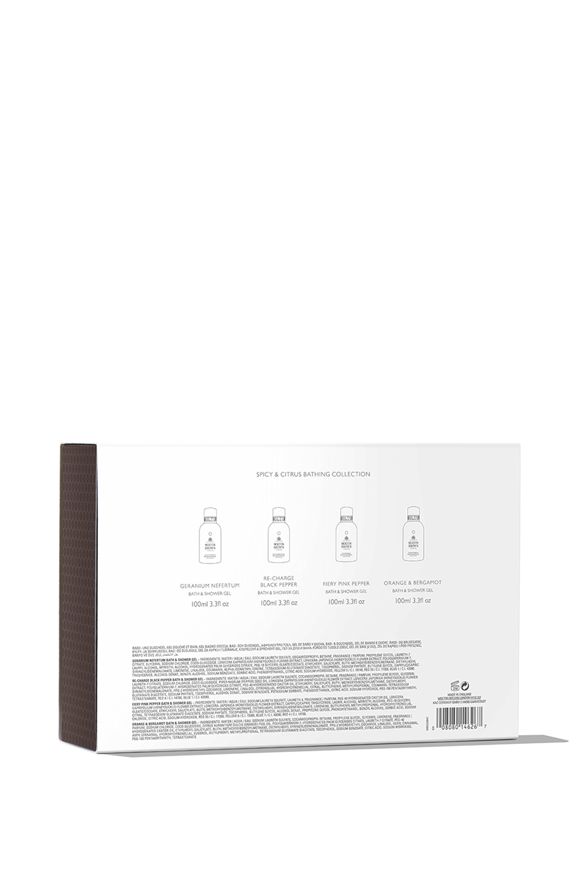 Spicy & Citrus Bathing Travel Set