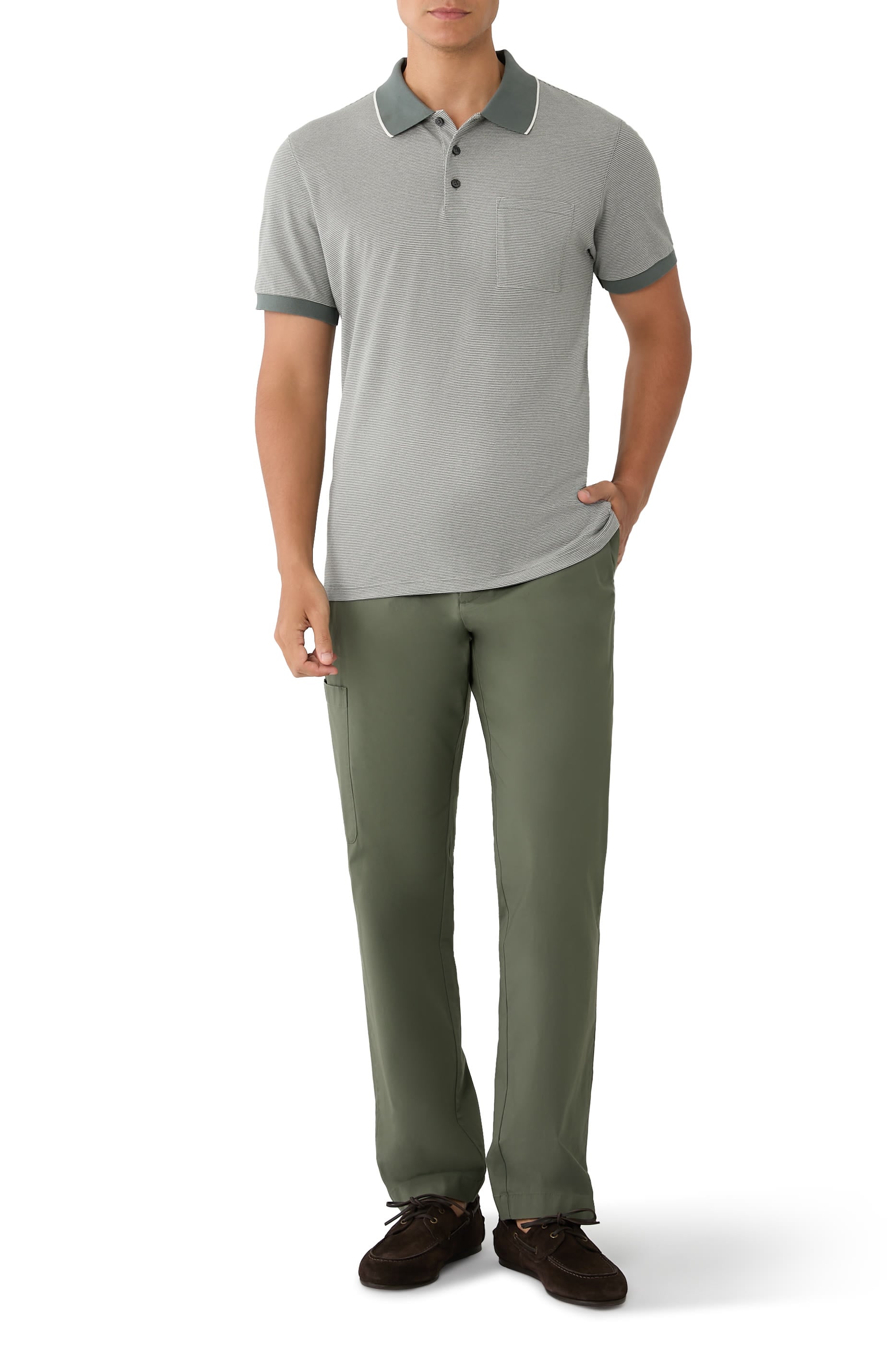 Owen Athletic Stretch-Cotton Side-Pocket Trousers