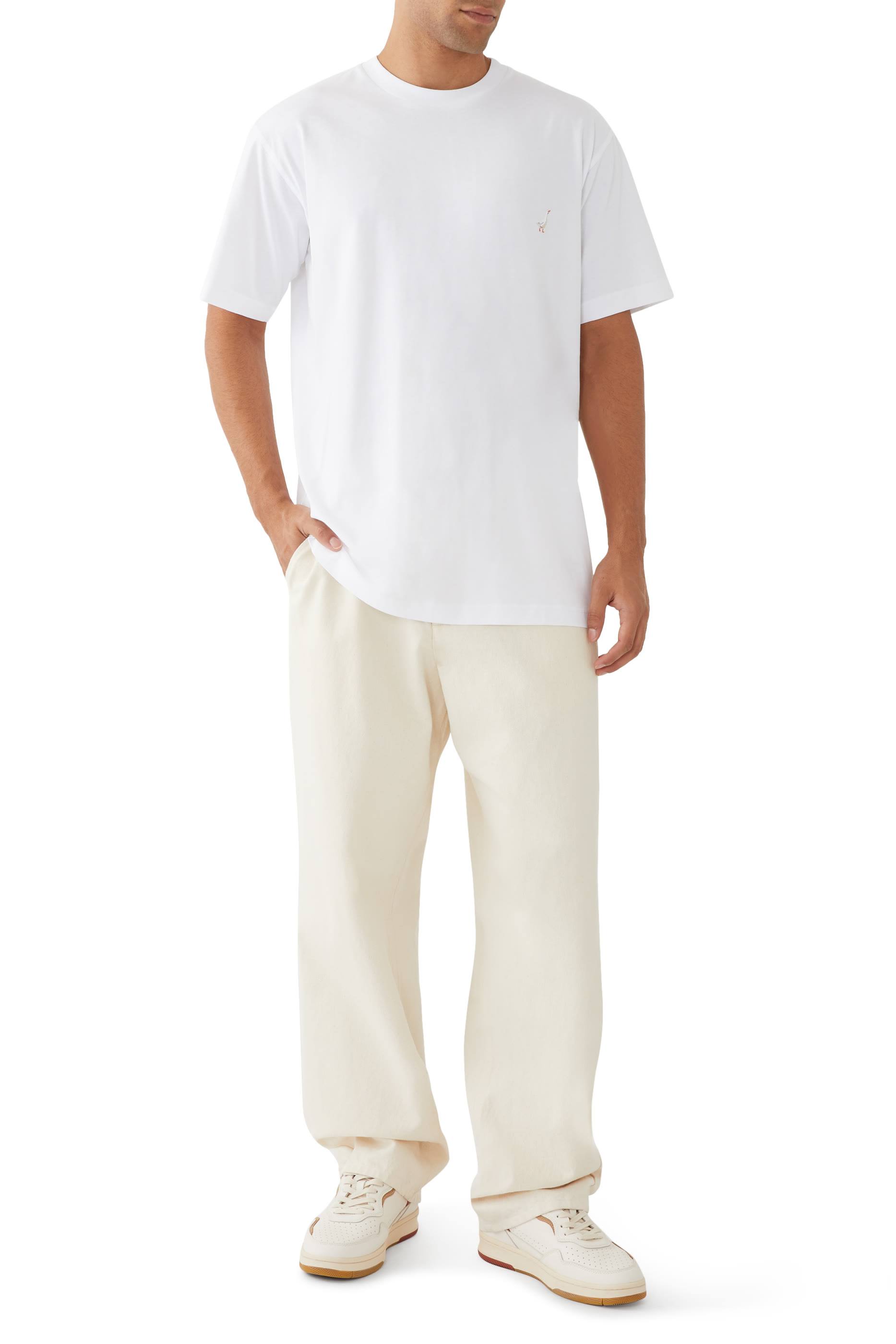 Goose Embroidery T-Shirt