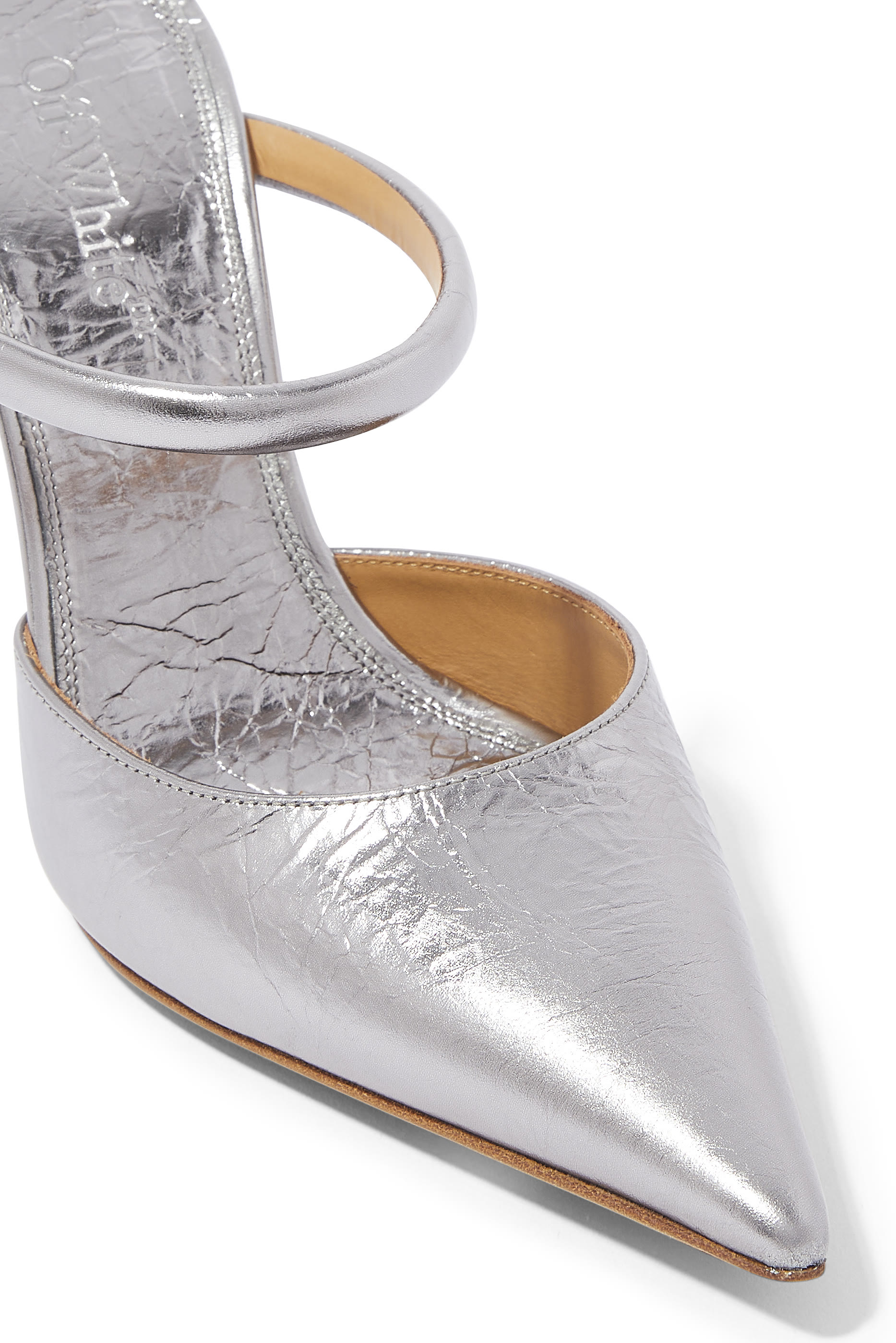Lollipop 115 Metallic Leather Mules