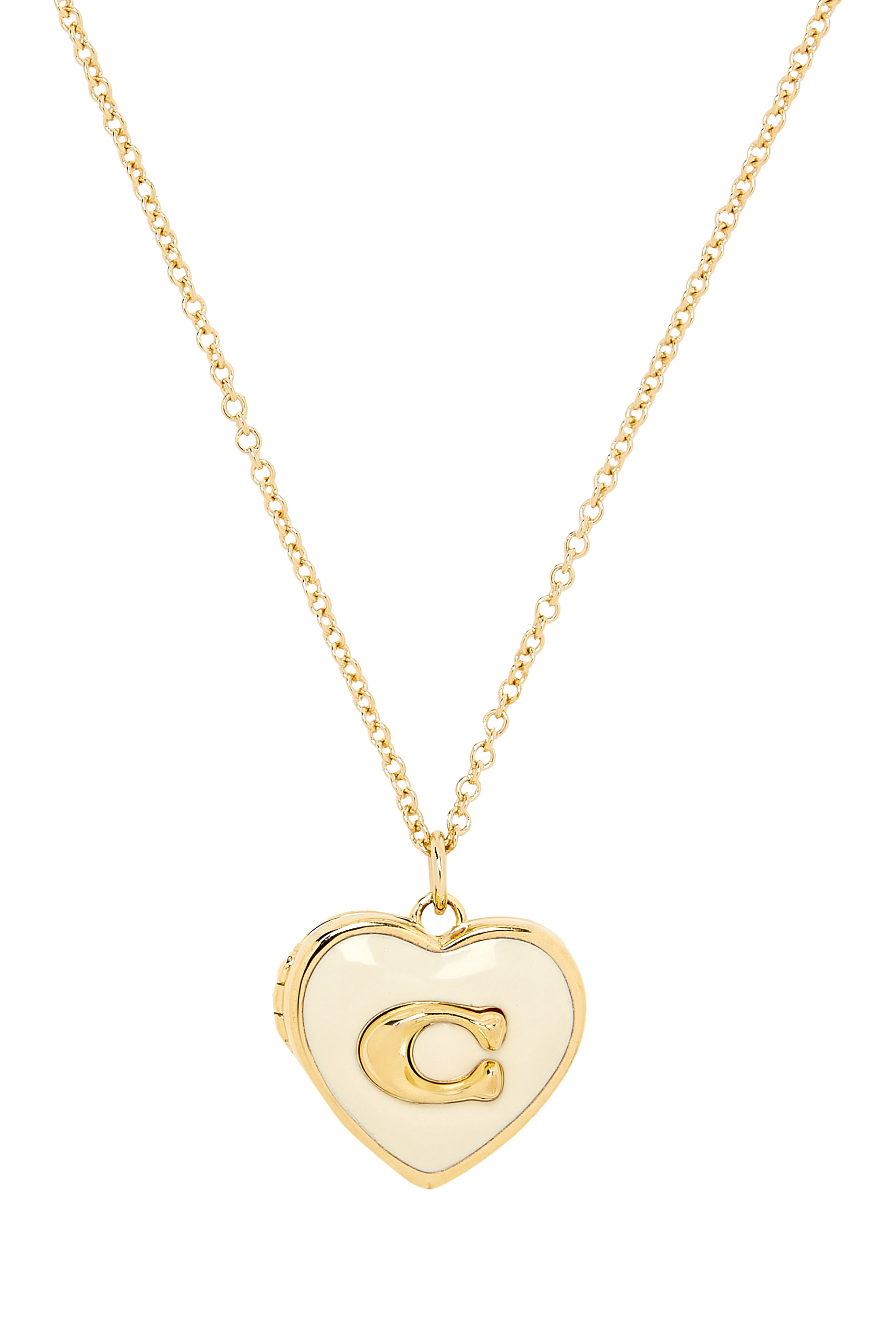 Enamel Heart Necklace