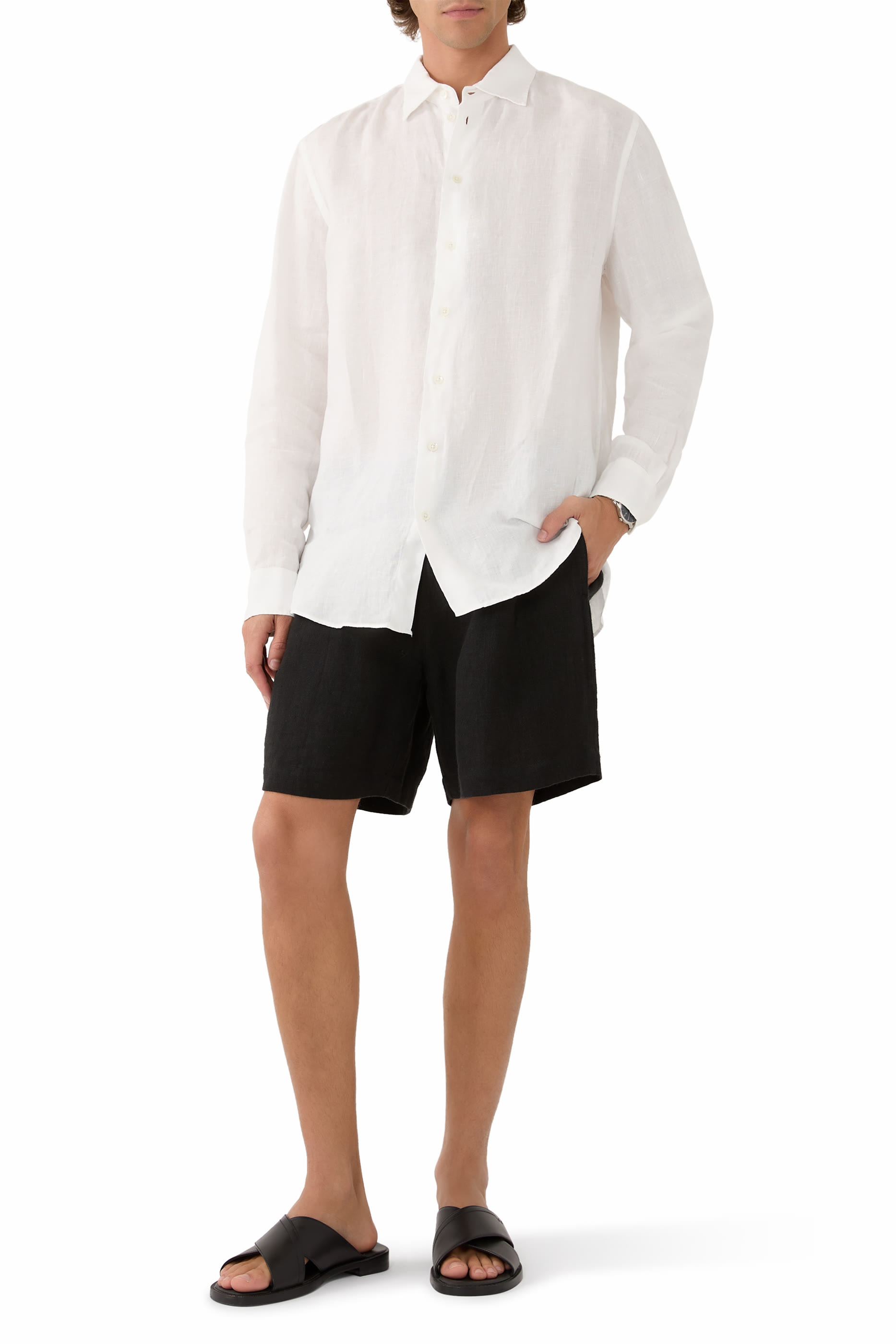 Long Sleeves Linen Shirt