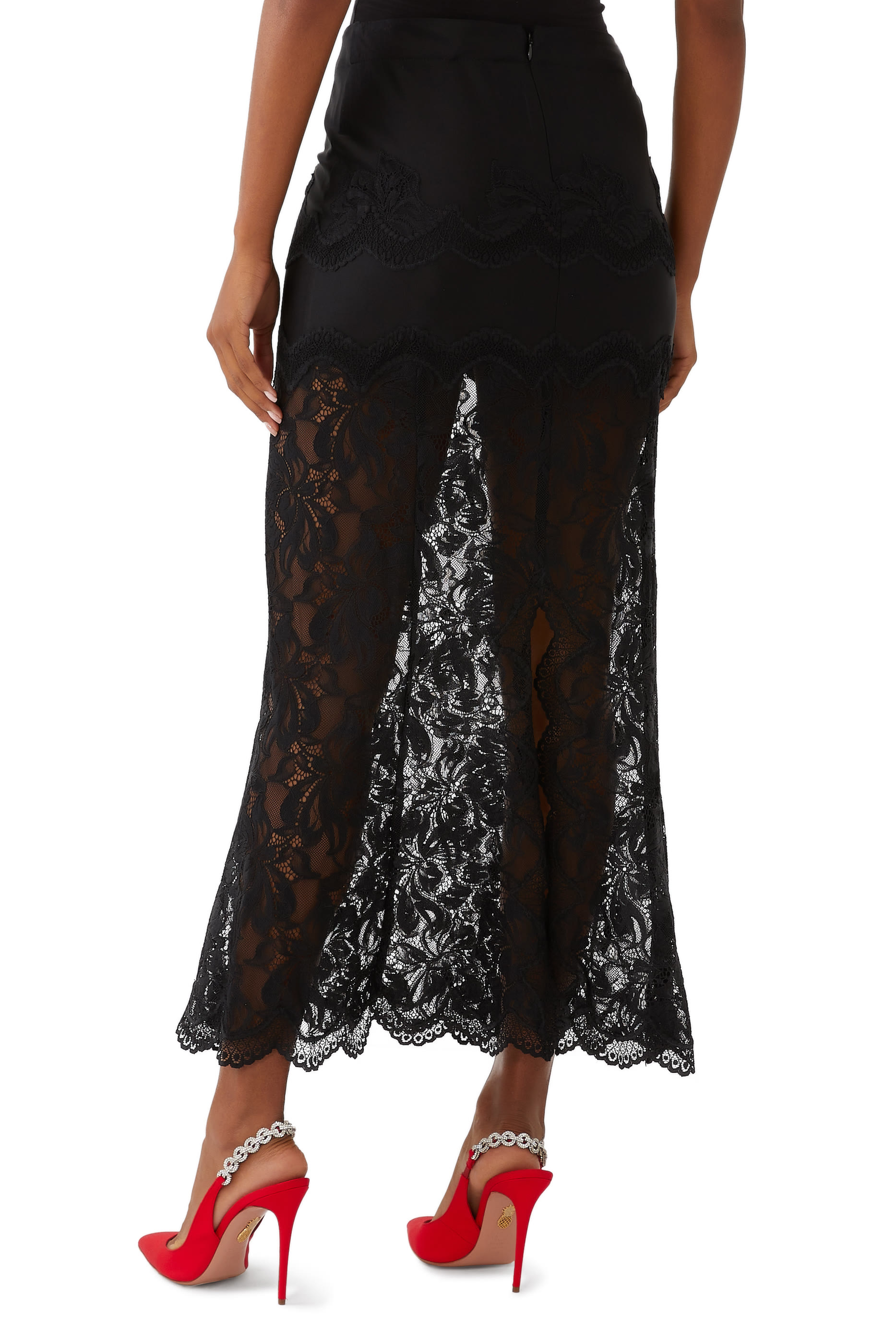 Long Lace Skirt
