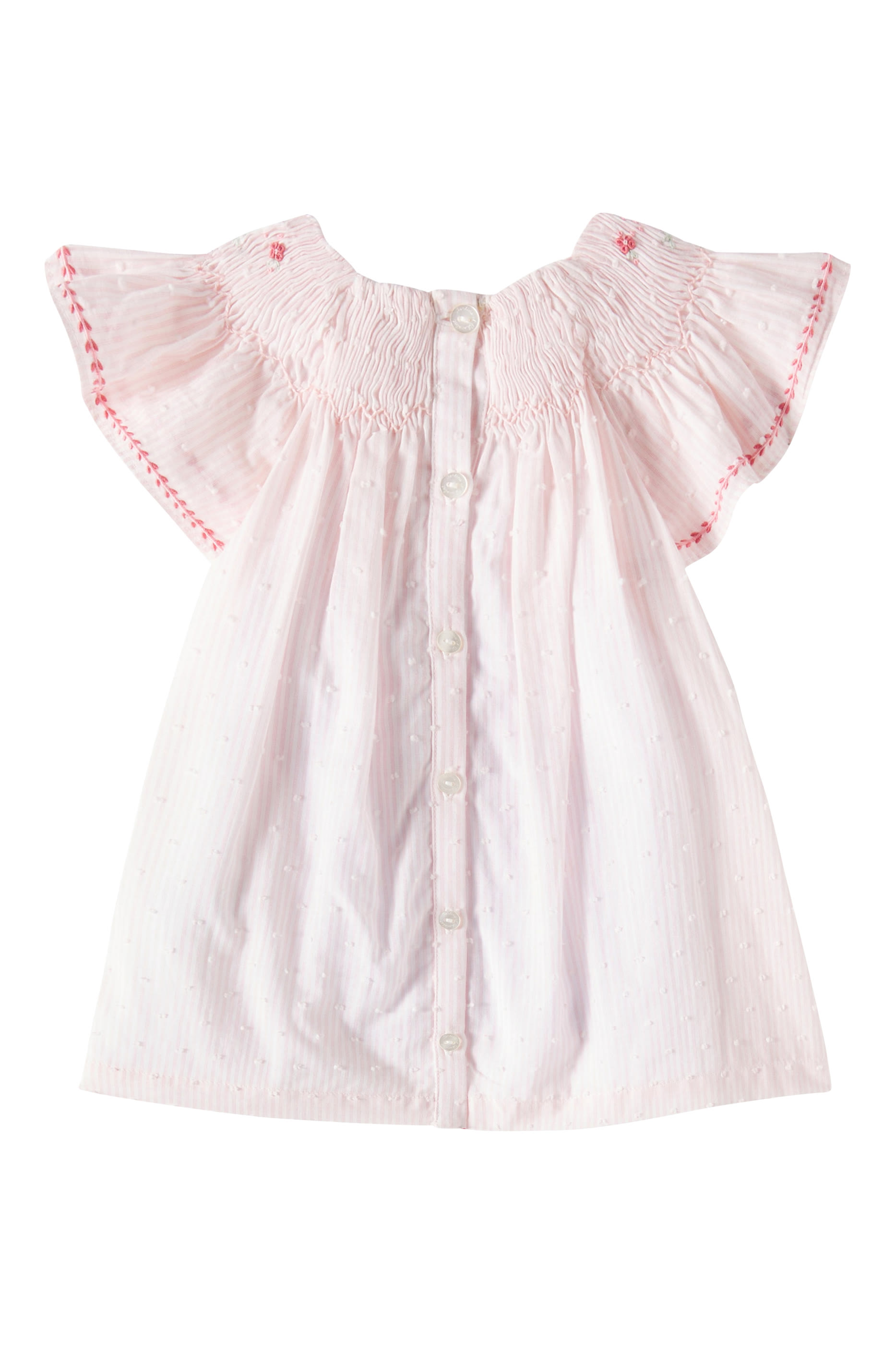 Kids Smocked Floral Cotton Dress