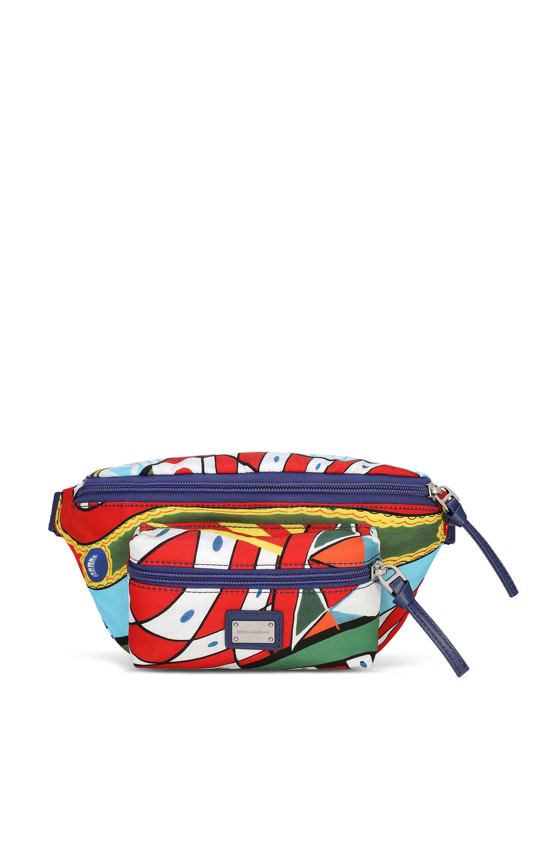 Kids Graphic Print Nylon Belt Bag