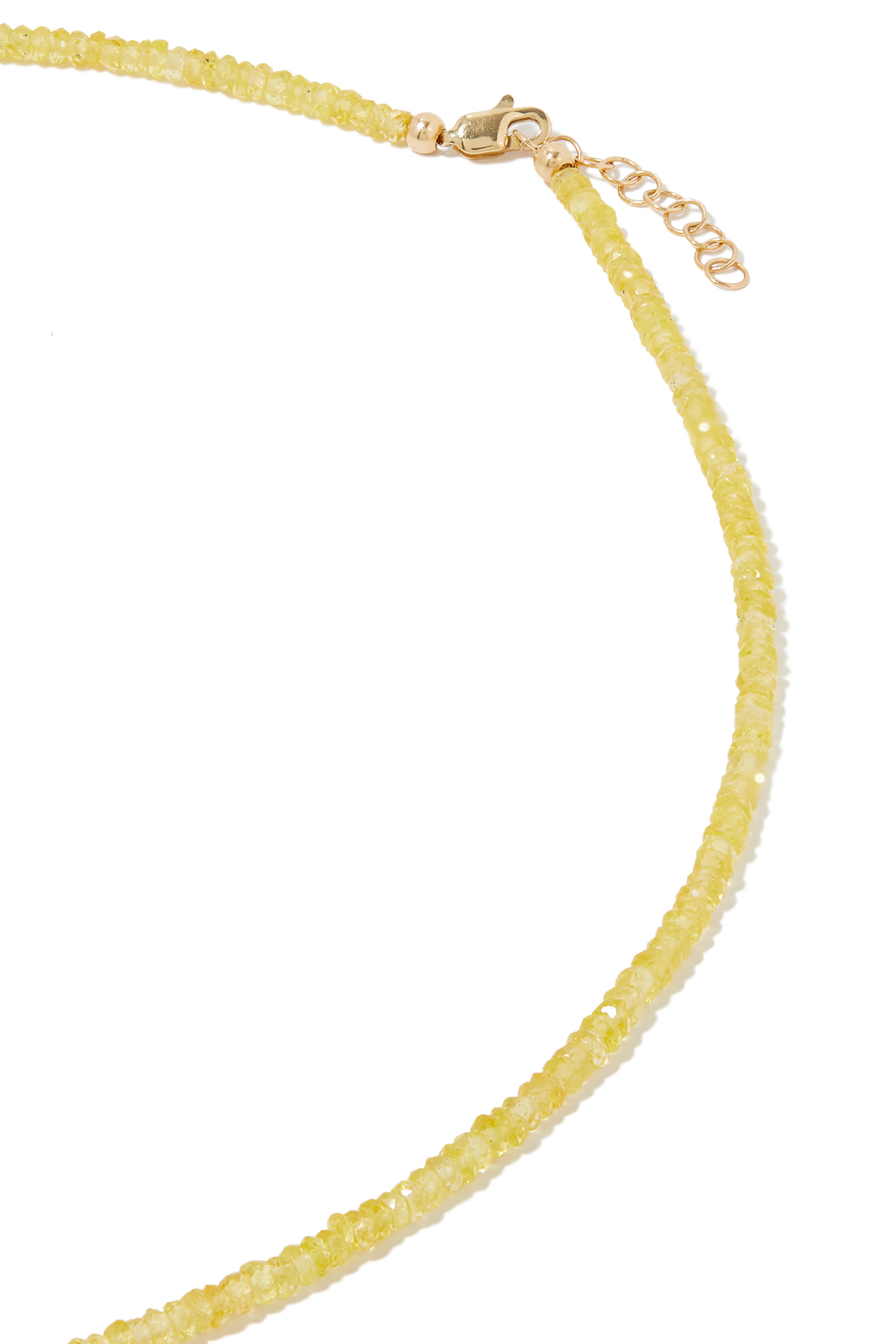 The Strike Yellow Sapphire Necklace