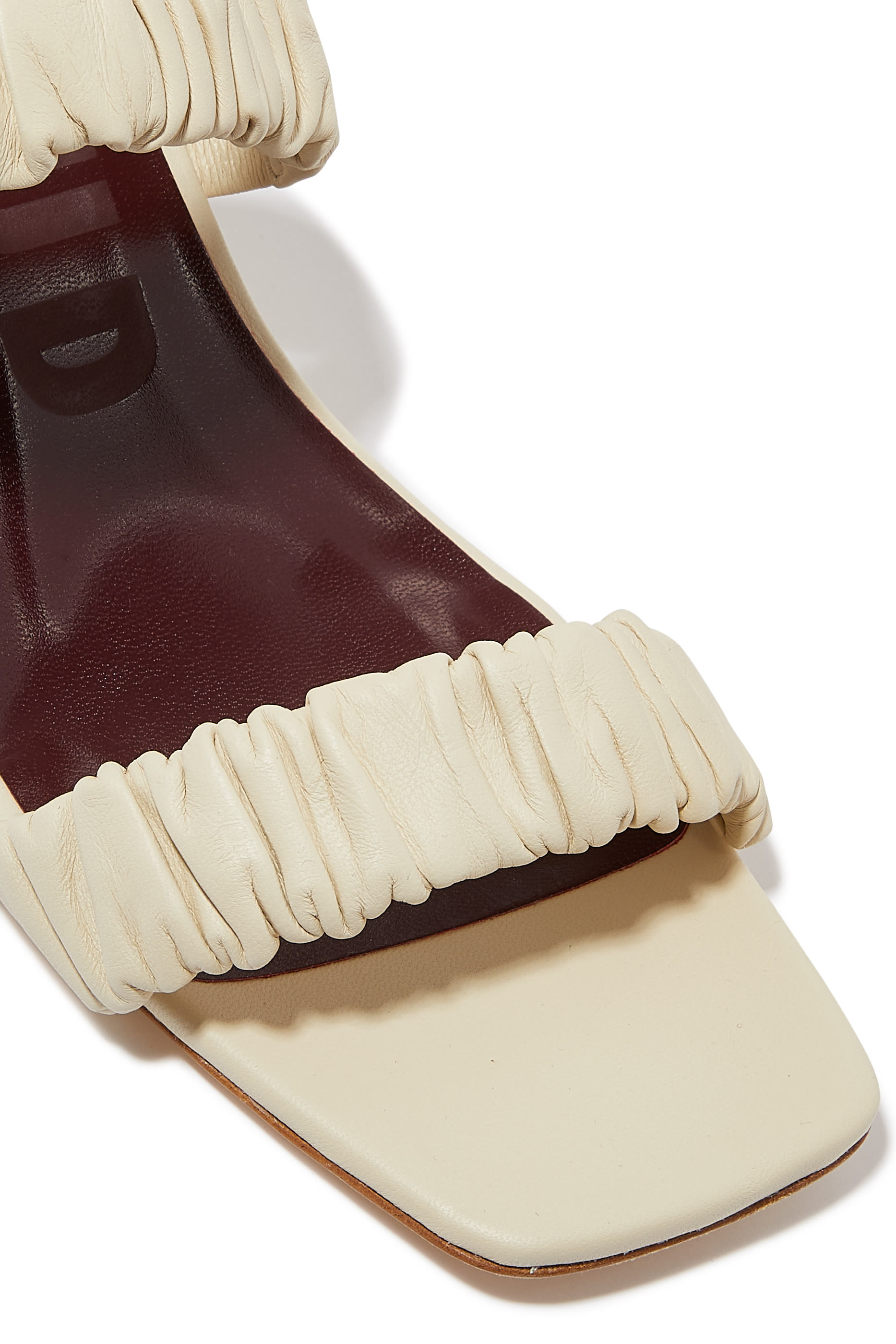 Frankie 60 Ruched Sandals