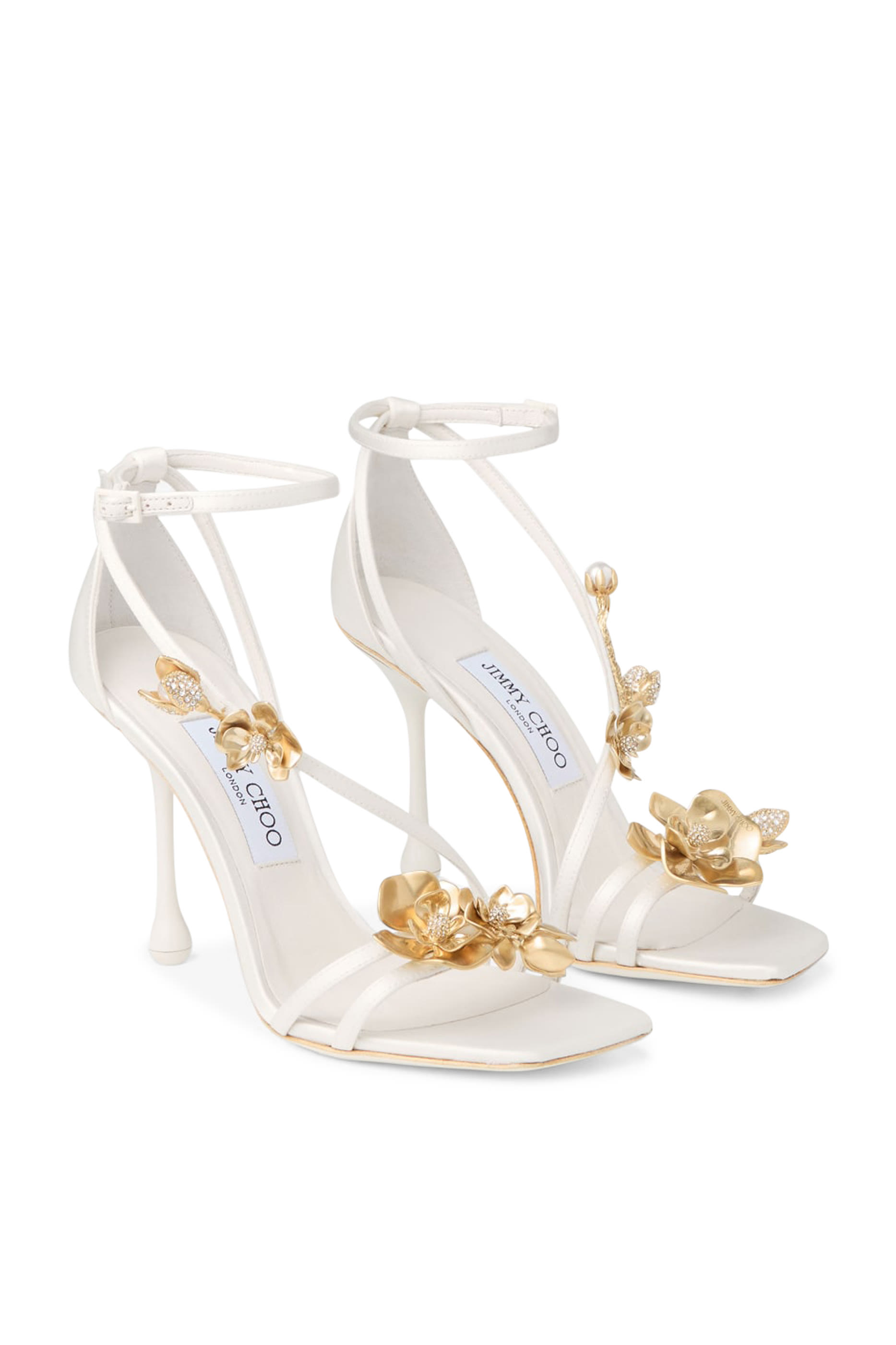 Zea Satin Flower 95 Sandals