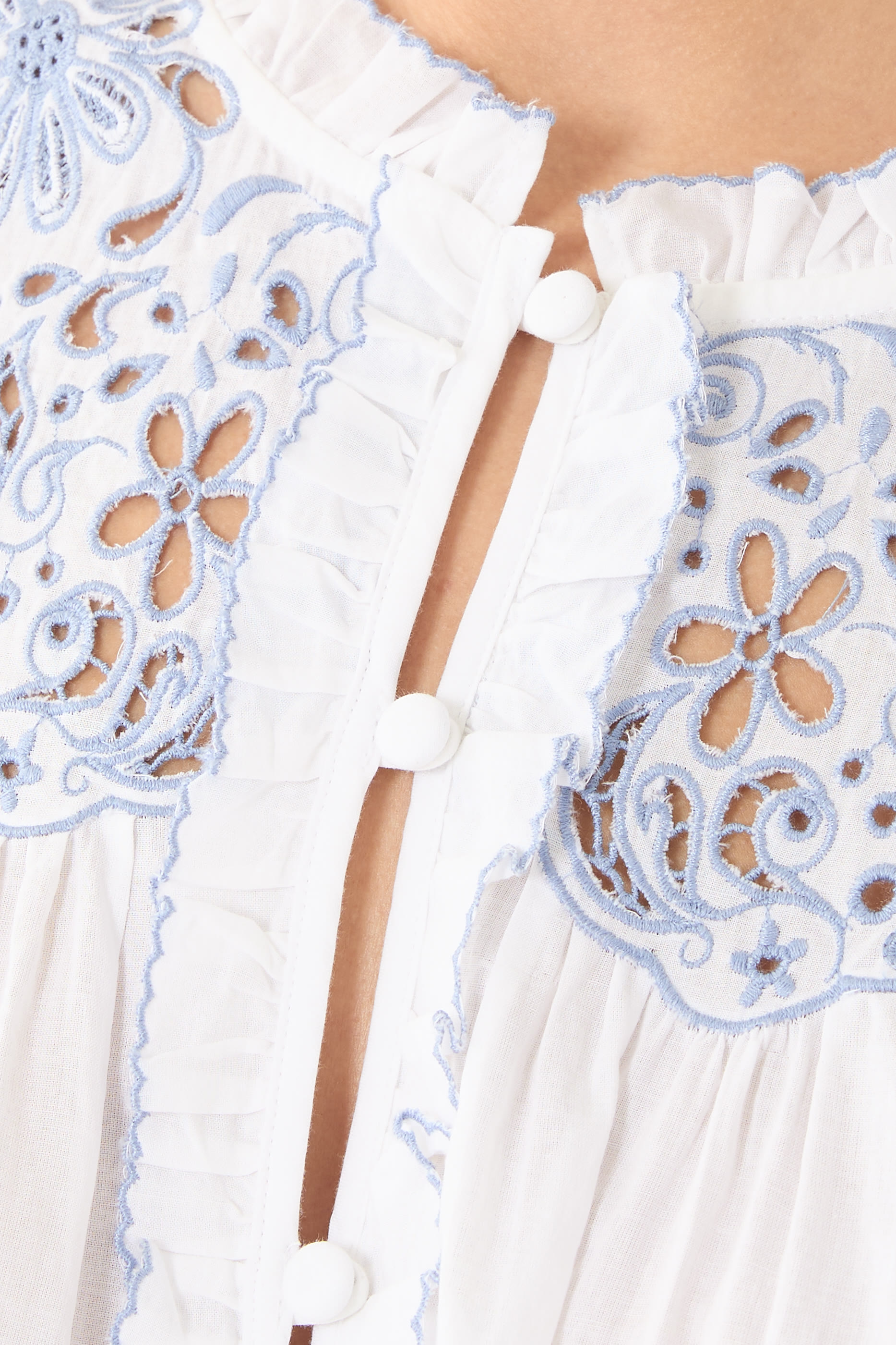 Floral Embroidered Blouse