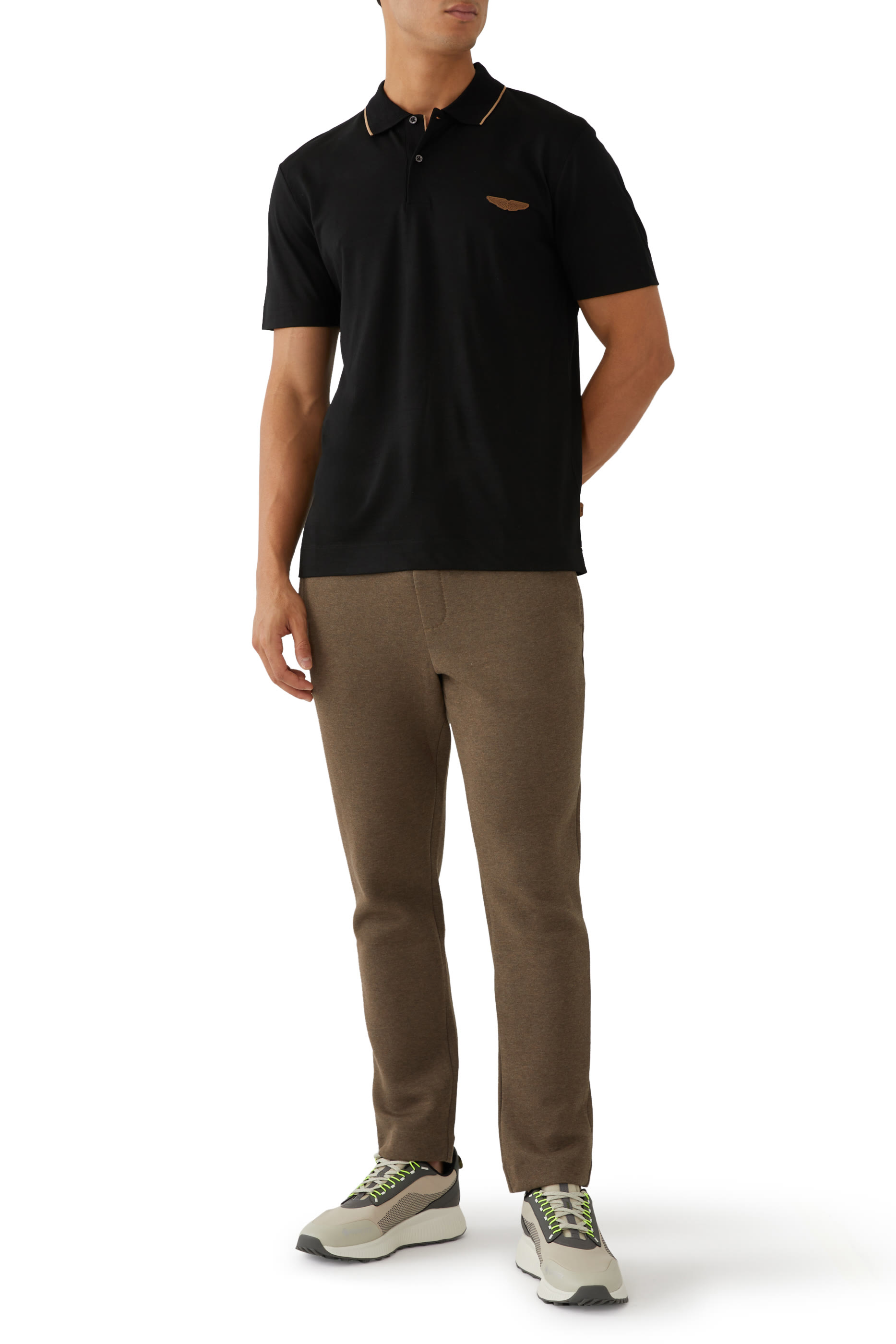 L-Rory Aston Martin Merino Wool Polo Shirt