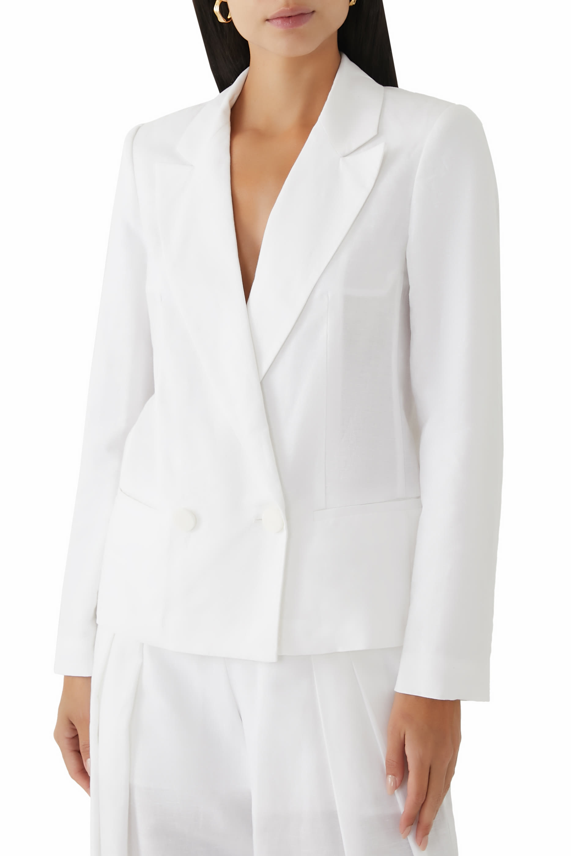 The Grid Two-Pocket Tessuto Blazer