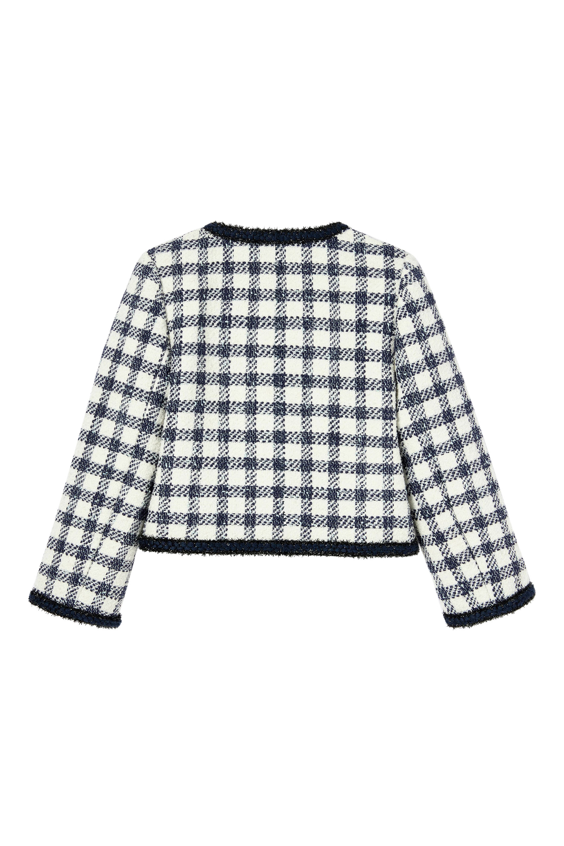 Kids Check Bouclé Jacket 