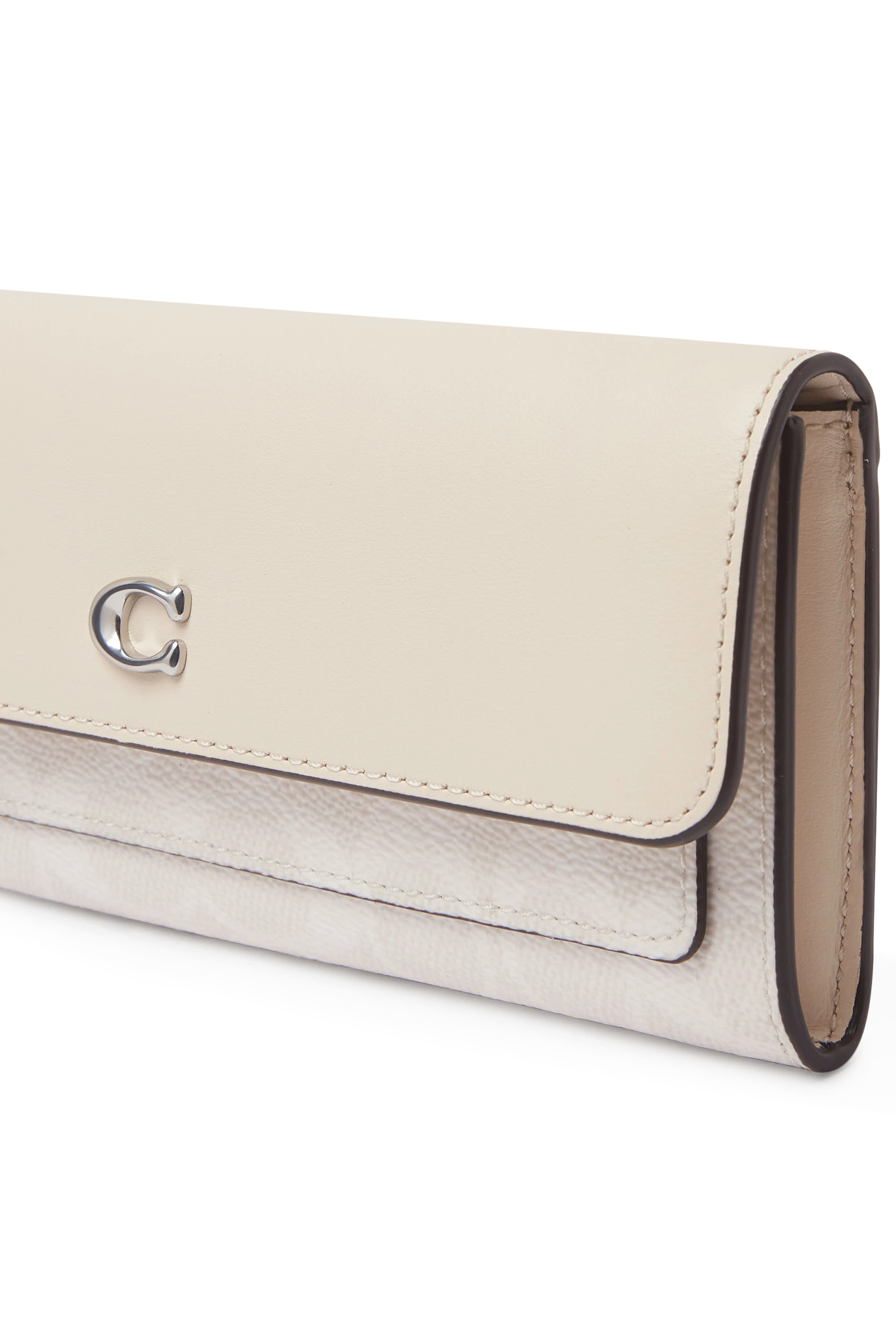 Essential Signature Canvas Long Wallet