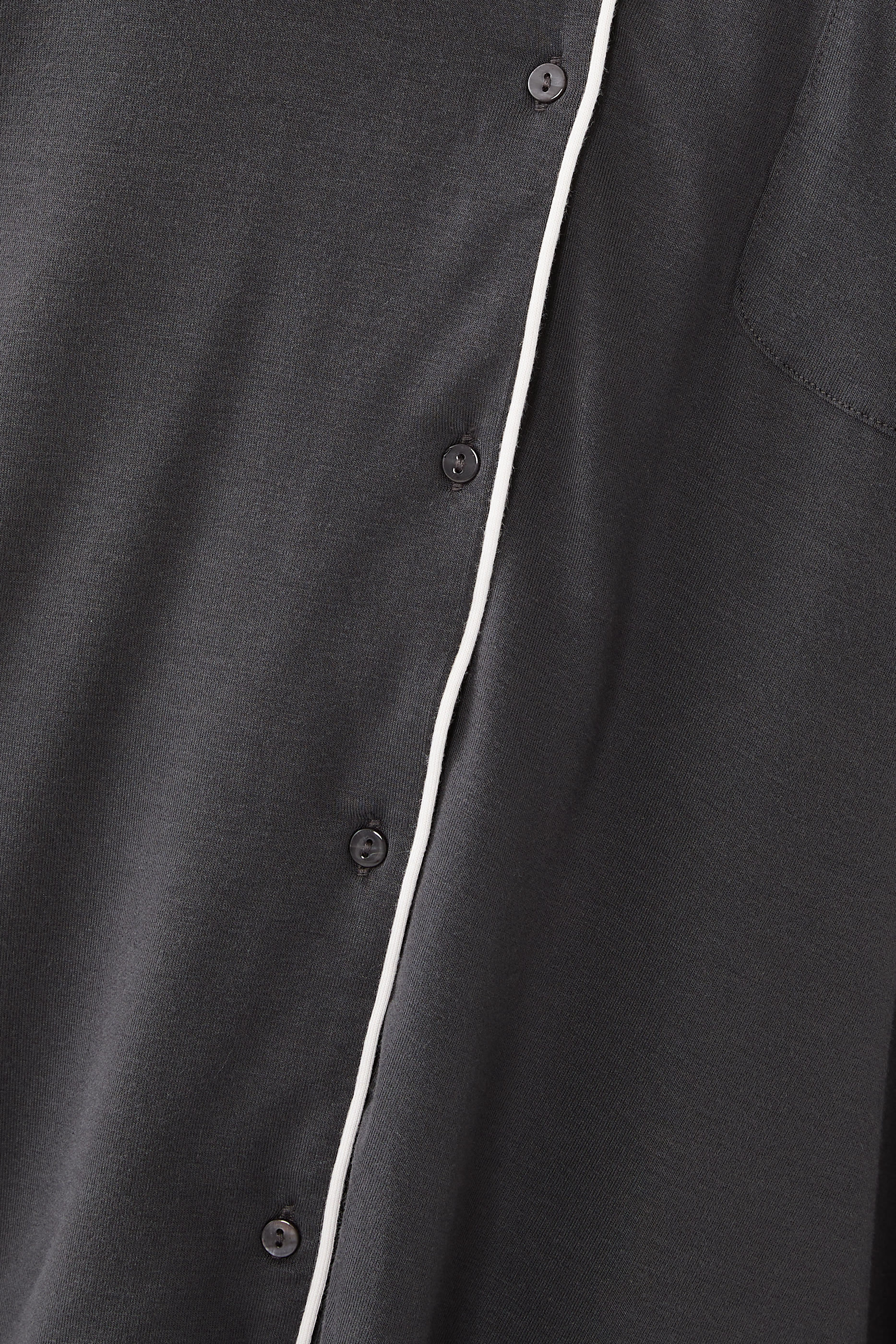 Cooling Jersey Relaxed Piped Pajama Set 