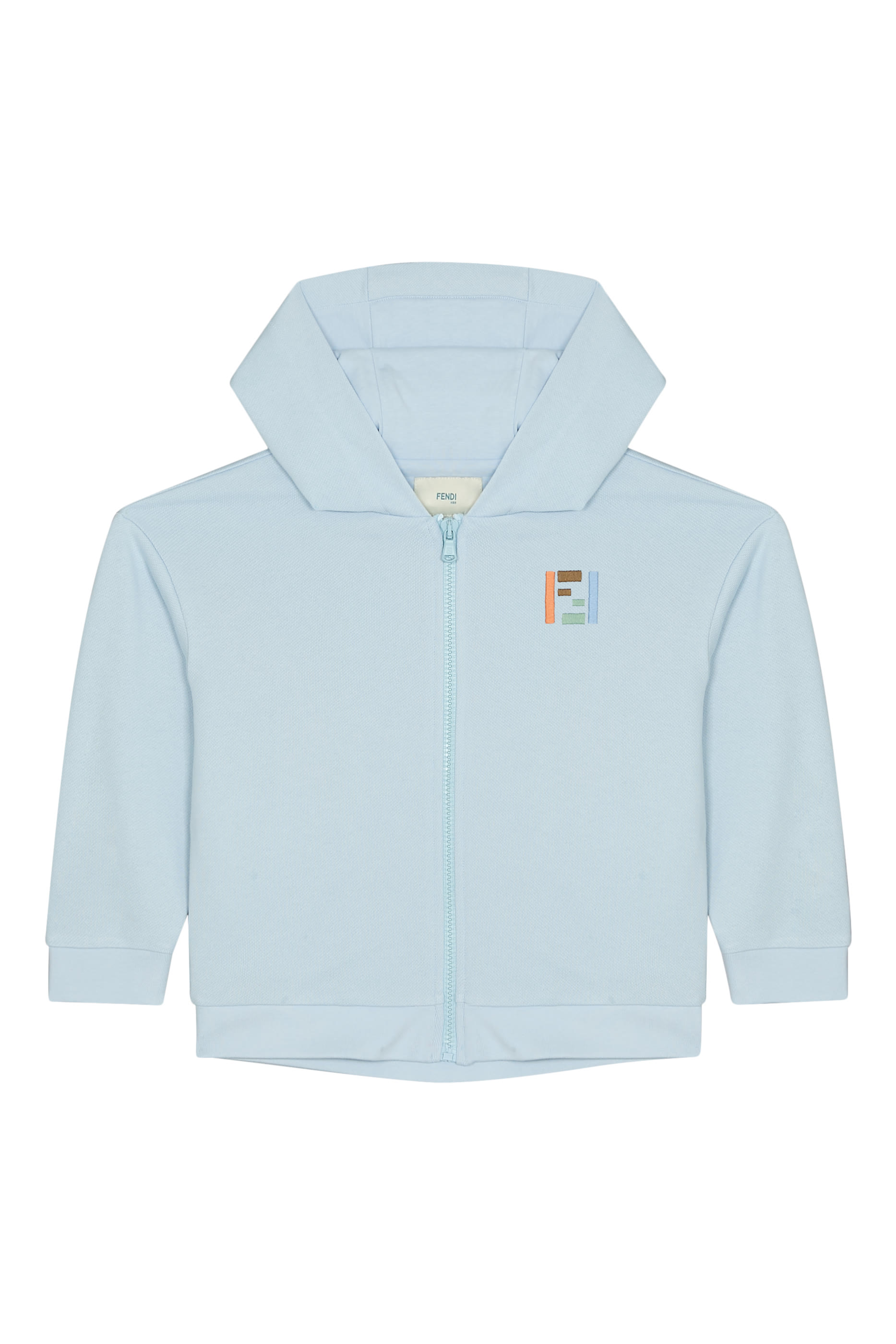 Kids Logo Cotton Zip-Up Sweatshirt