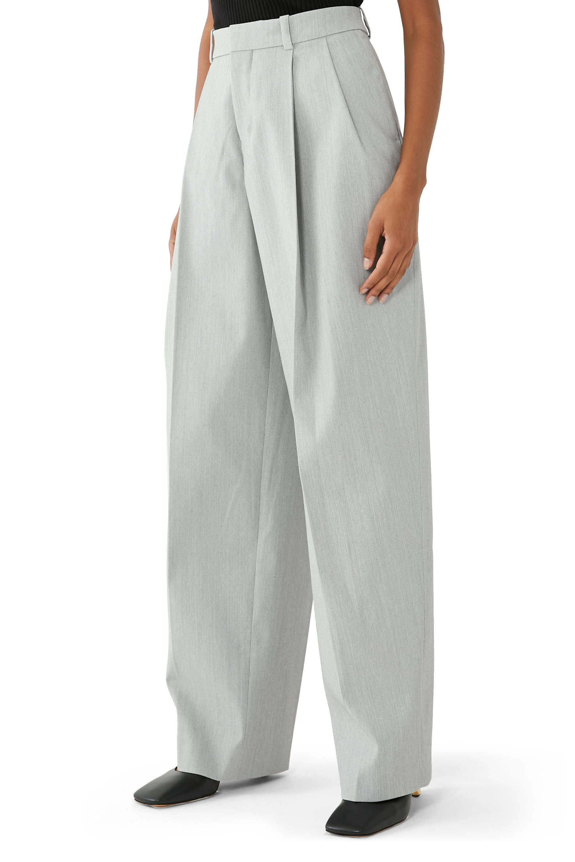 Pleated Suit Pants