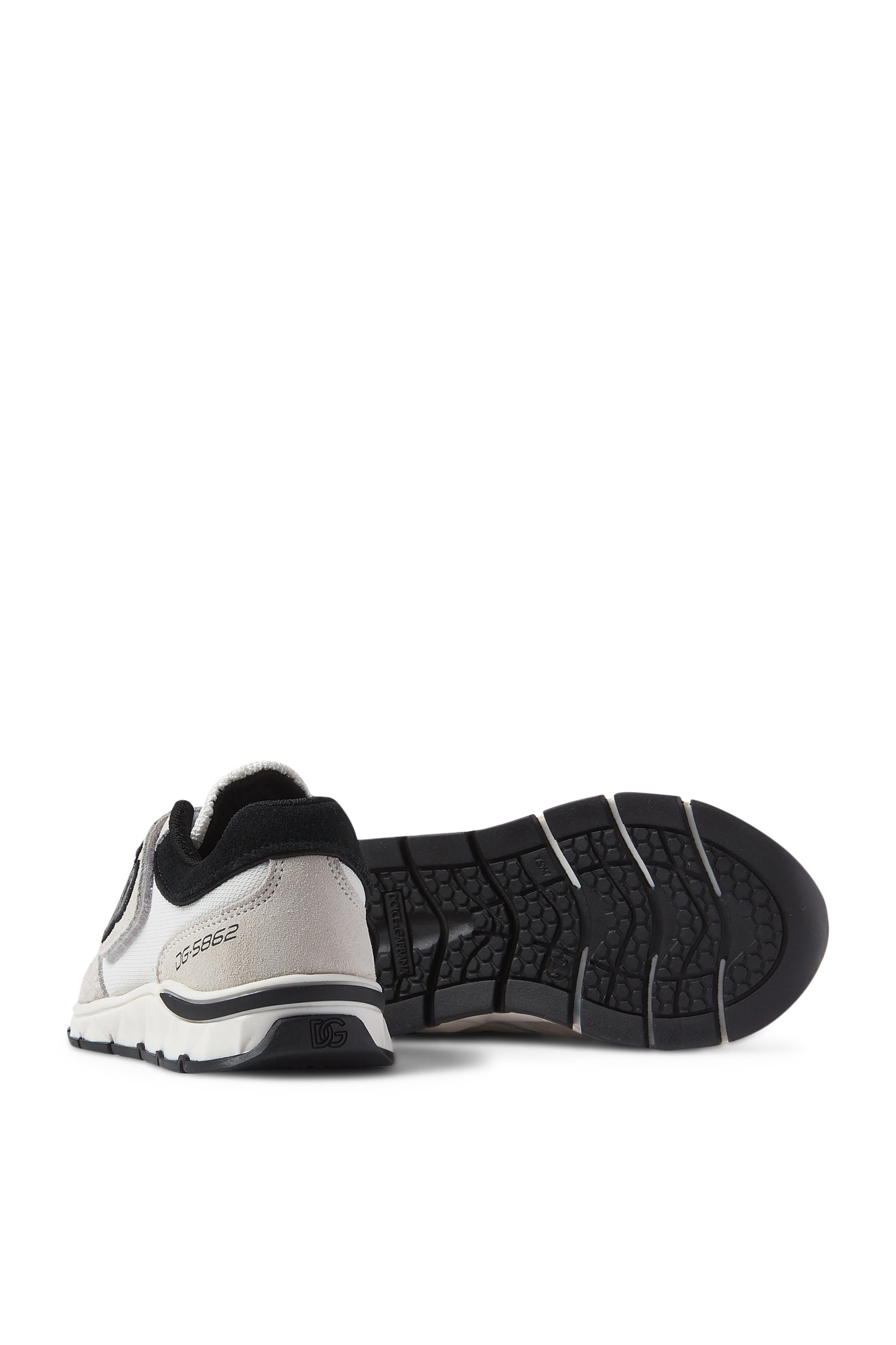 Kids Mesh and Split Leather DG Running Sneakers