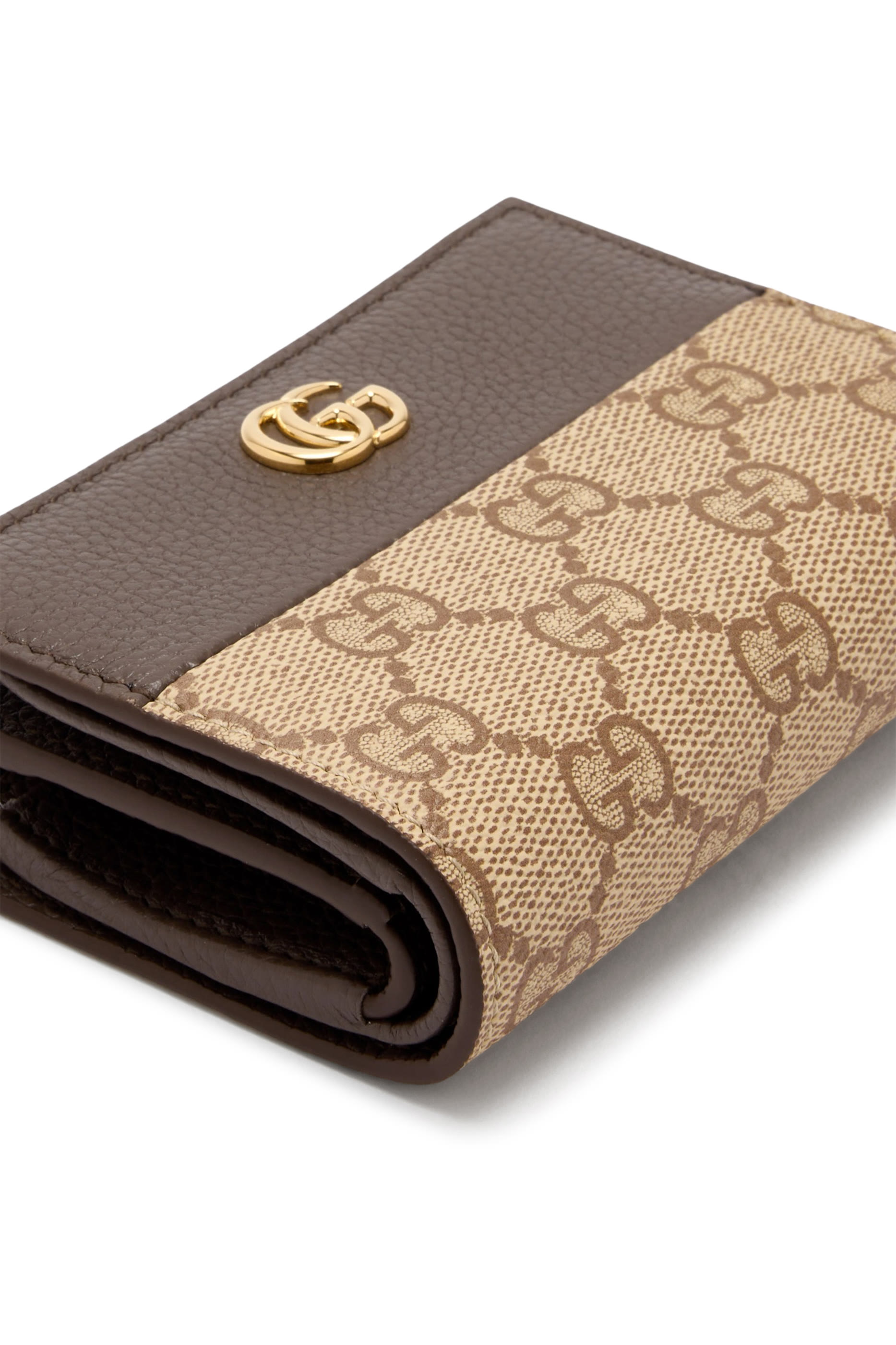 Bi-Color GG Marmont Small Wallet