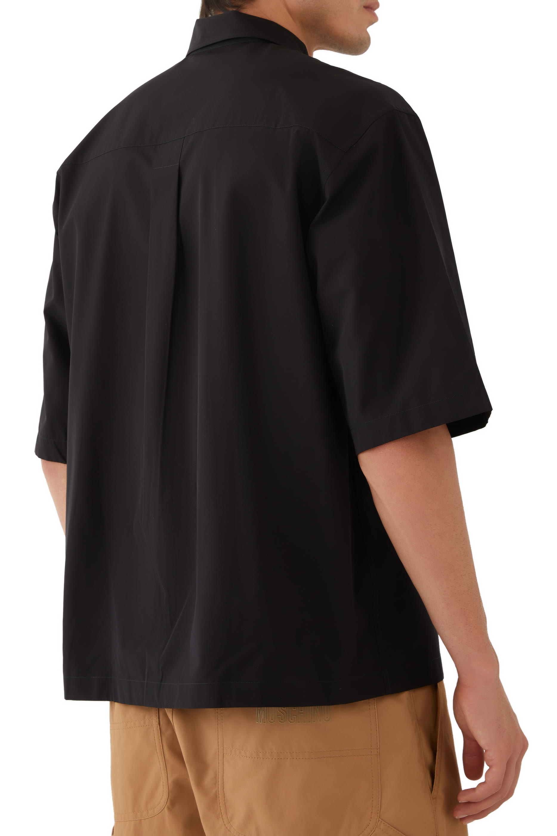 Upside Down Cotton Polo Shirt