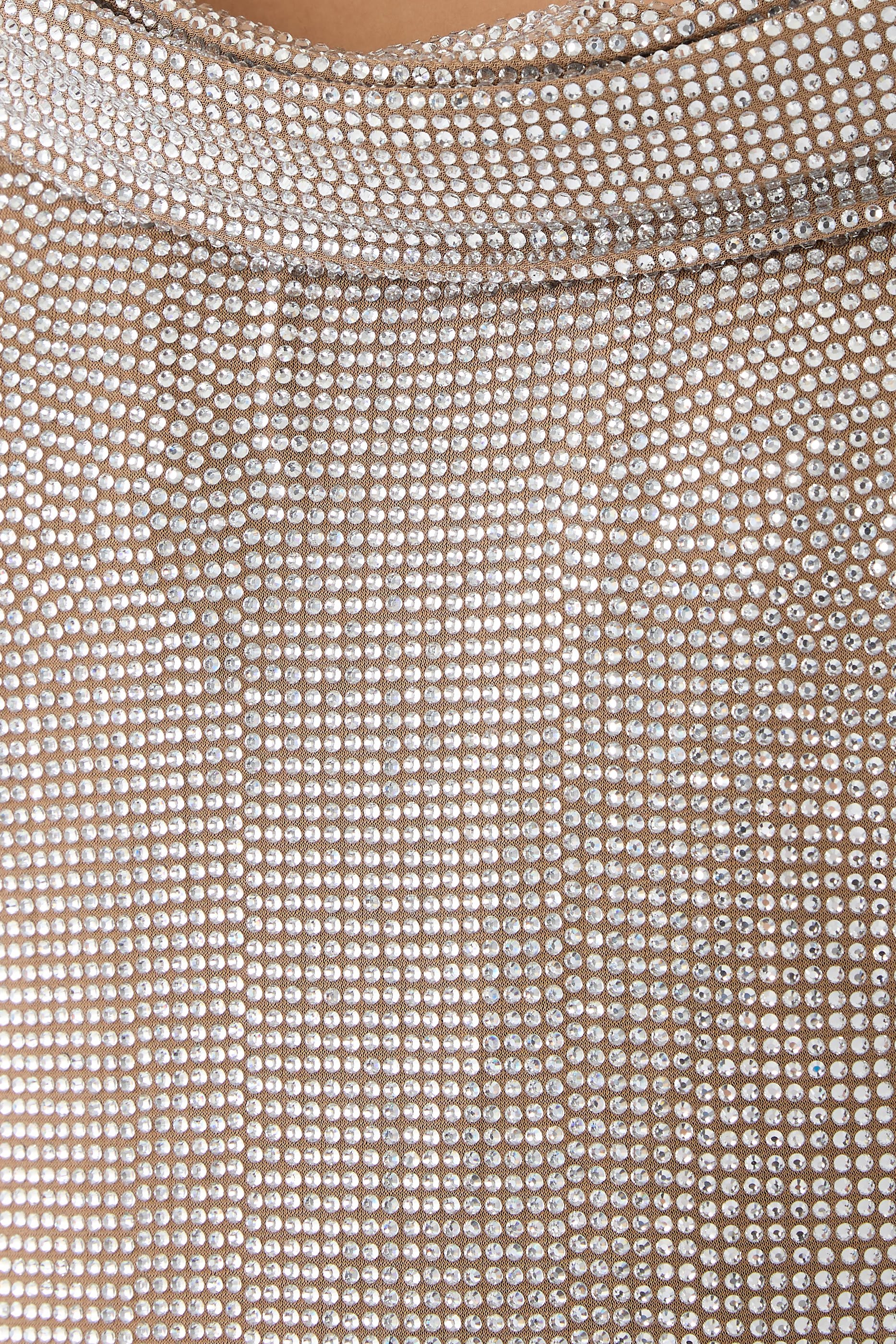 Crystal-Studded Gown