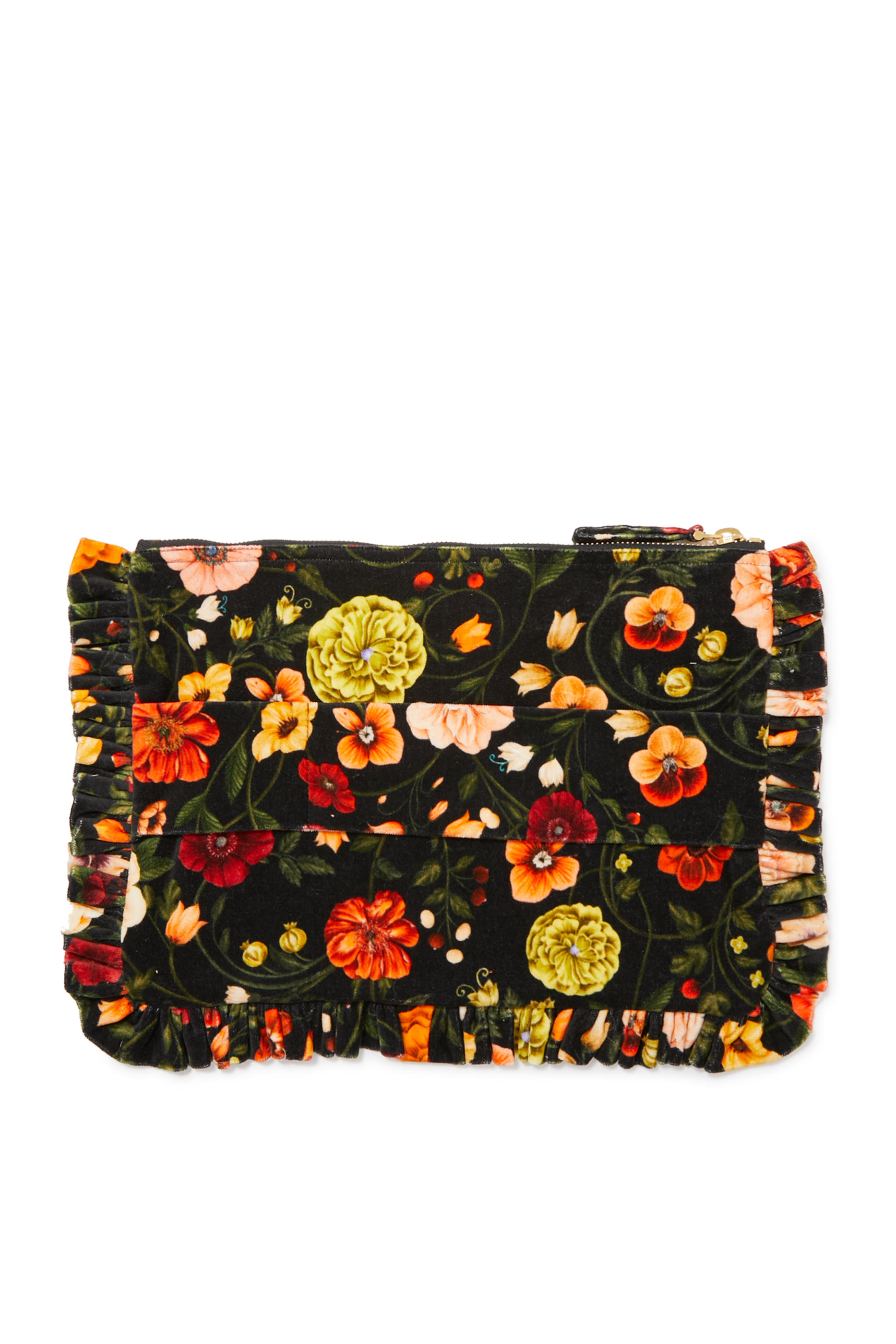 Hand Cotton Velvet Pochette