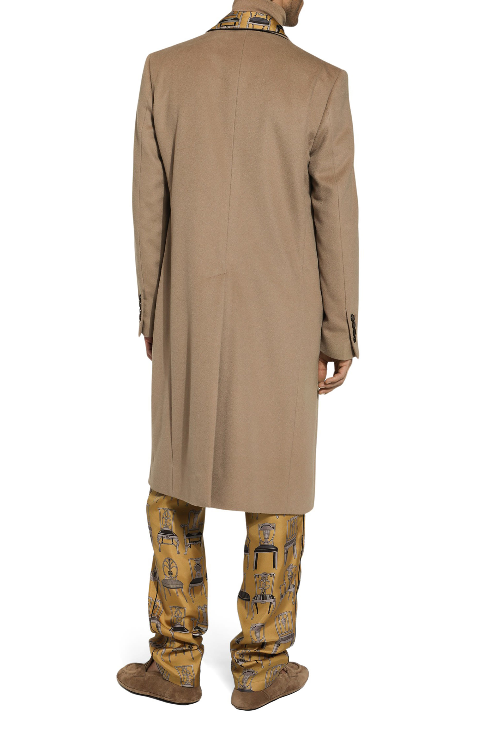 Printed Silk Twill Jogging Pants