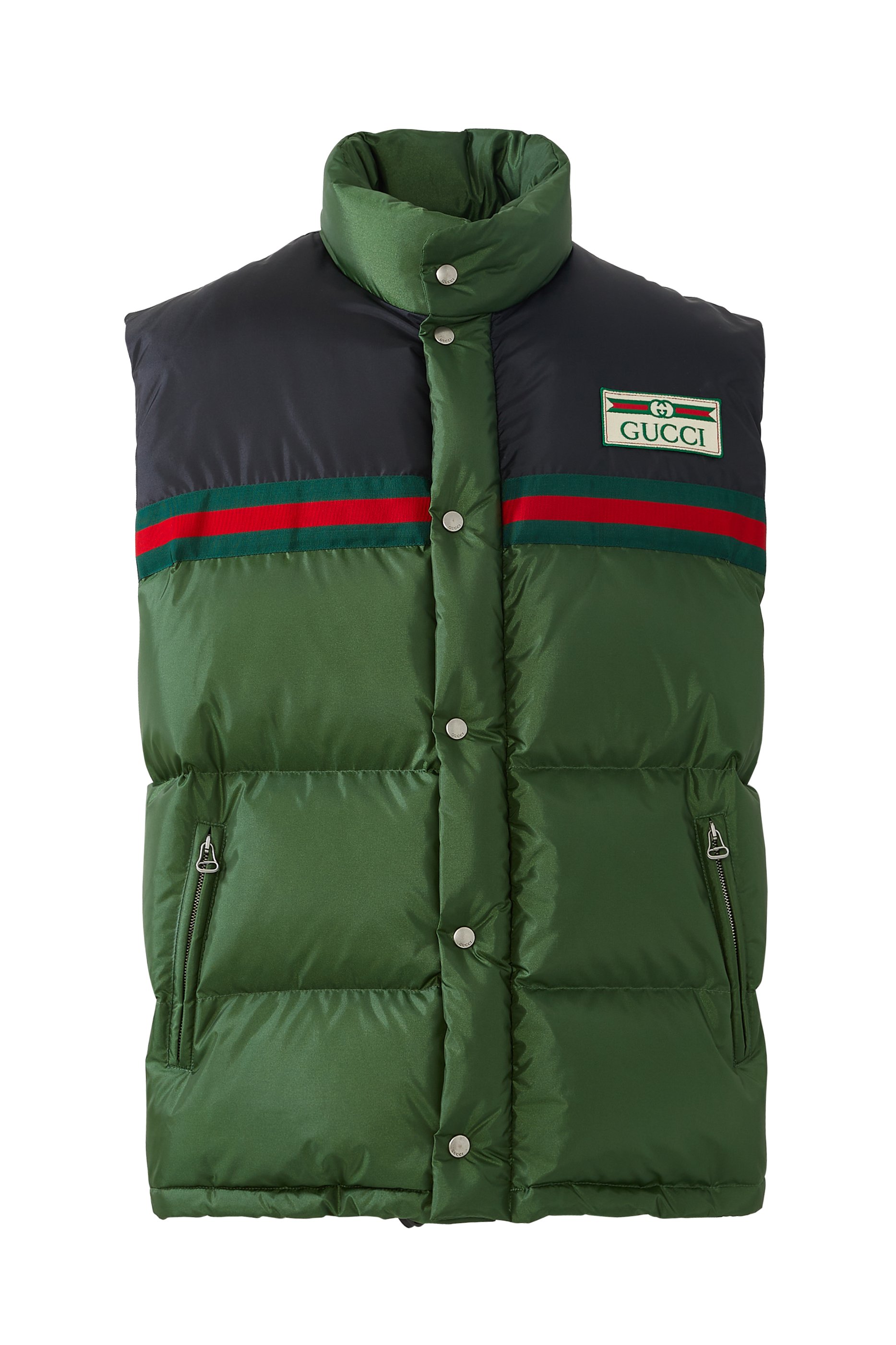 Logo Label Padded Vest