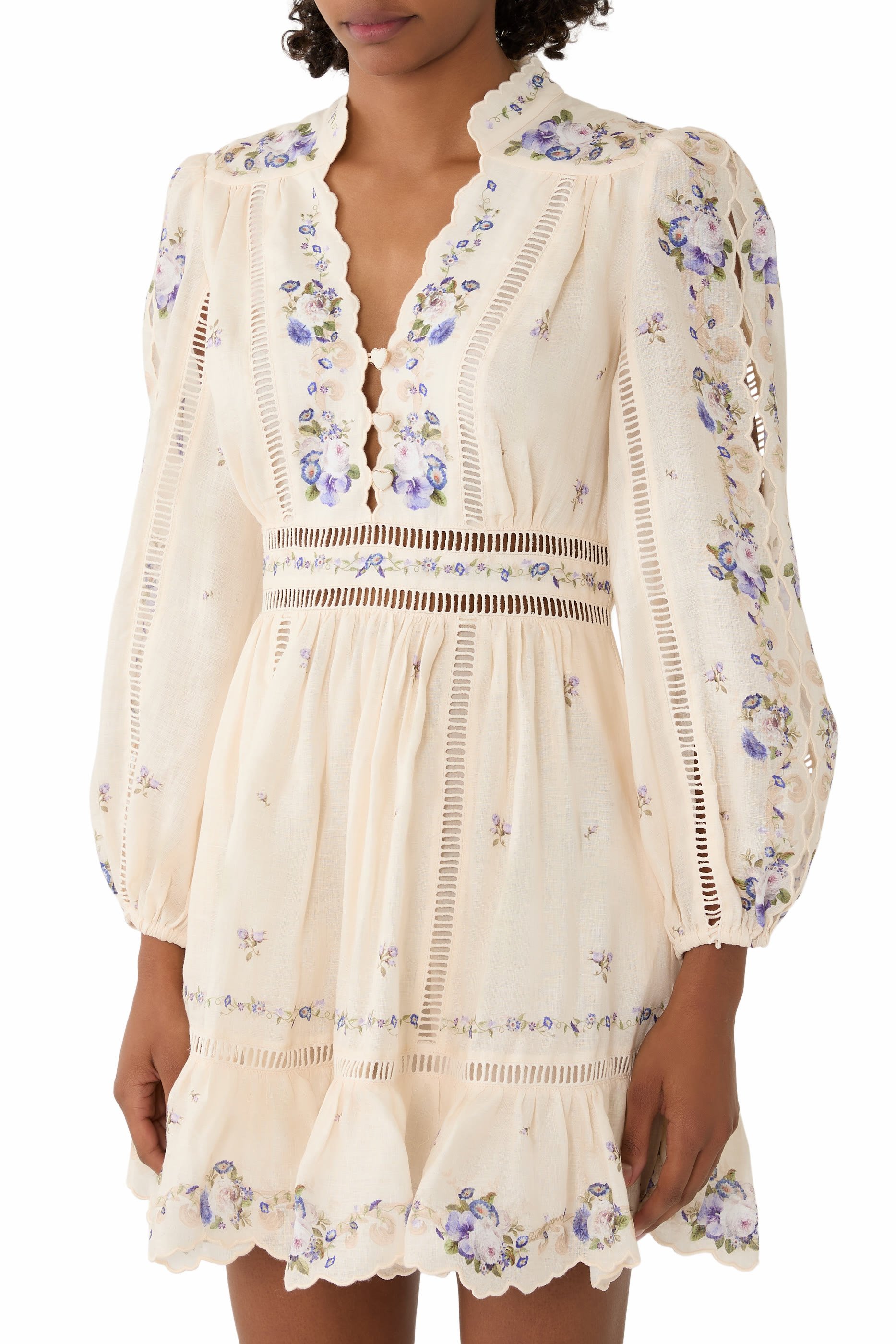 Patience Plunge Mini Dress