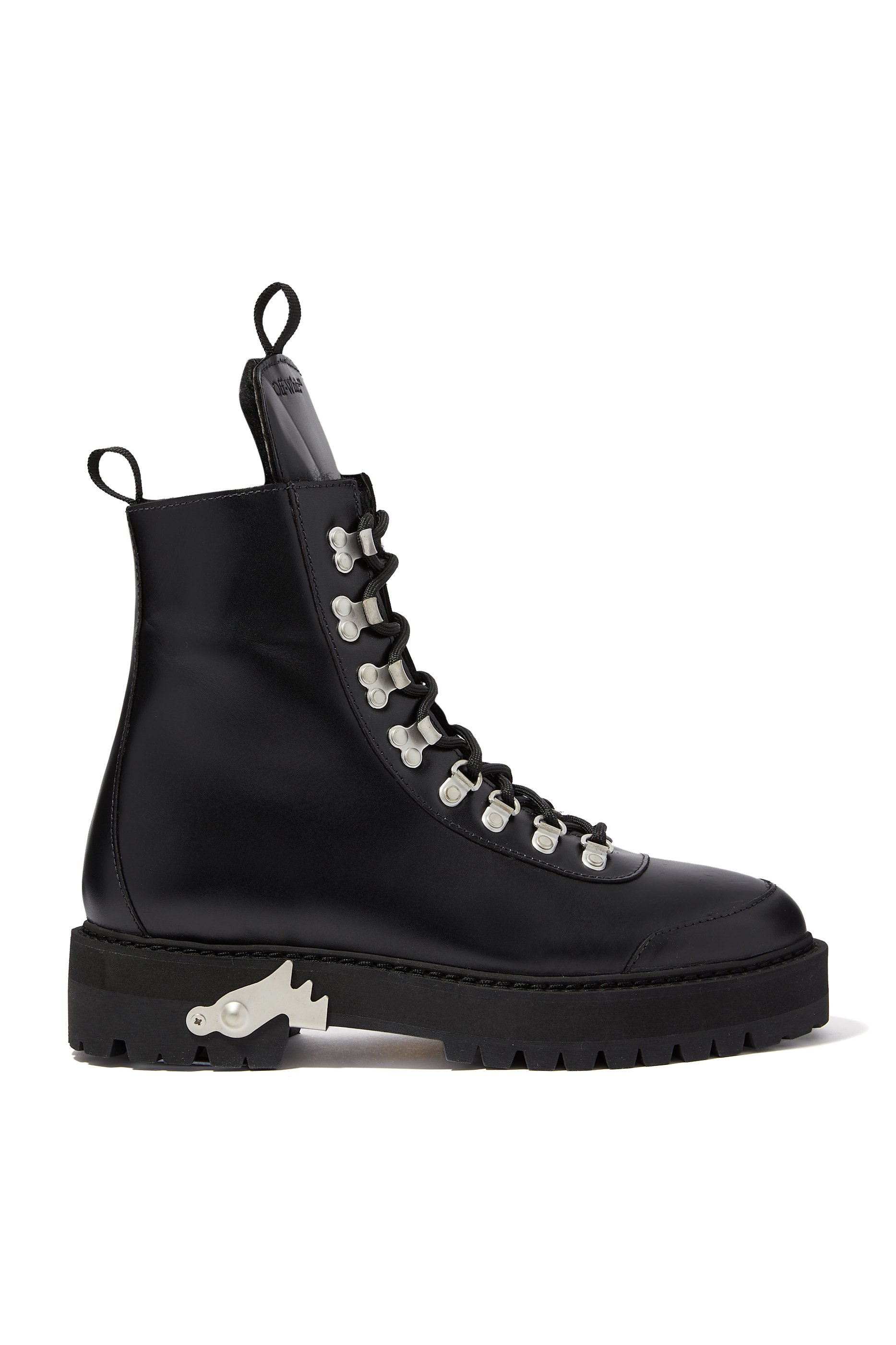 Buy Off White Hiking Leather Boots - Womens for AED 3395.00 Boots | Bloomingdale&#39;s UAE