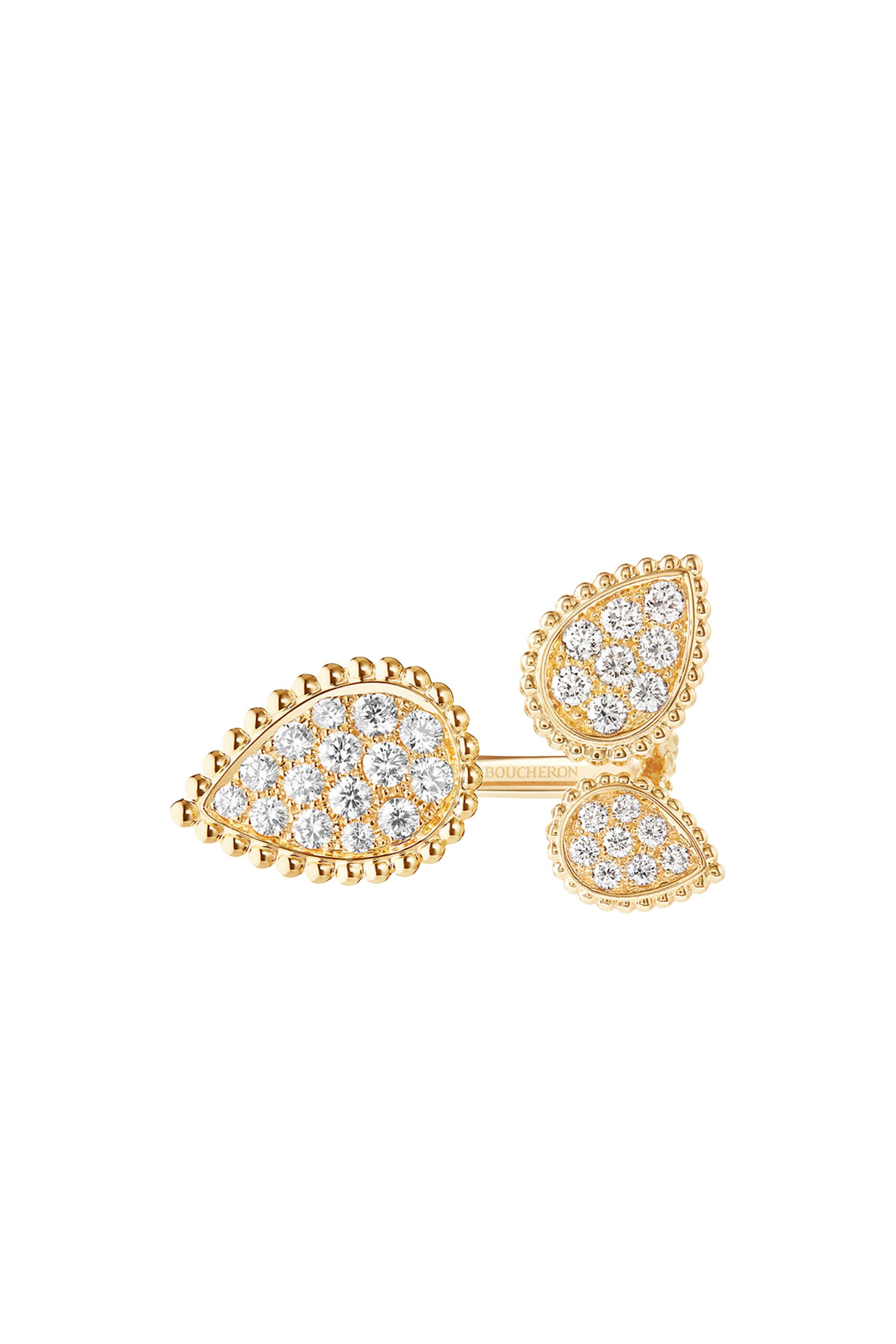 Quatre Blue Edition Diamond Ring, 18k Mixed Gold & Diamonds