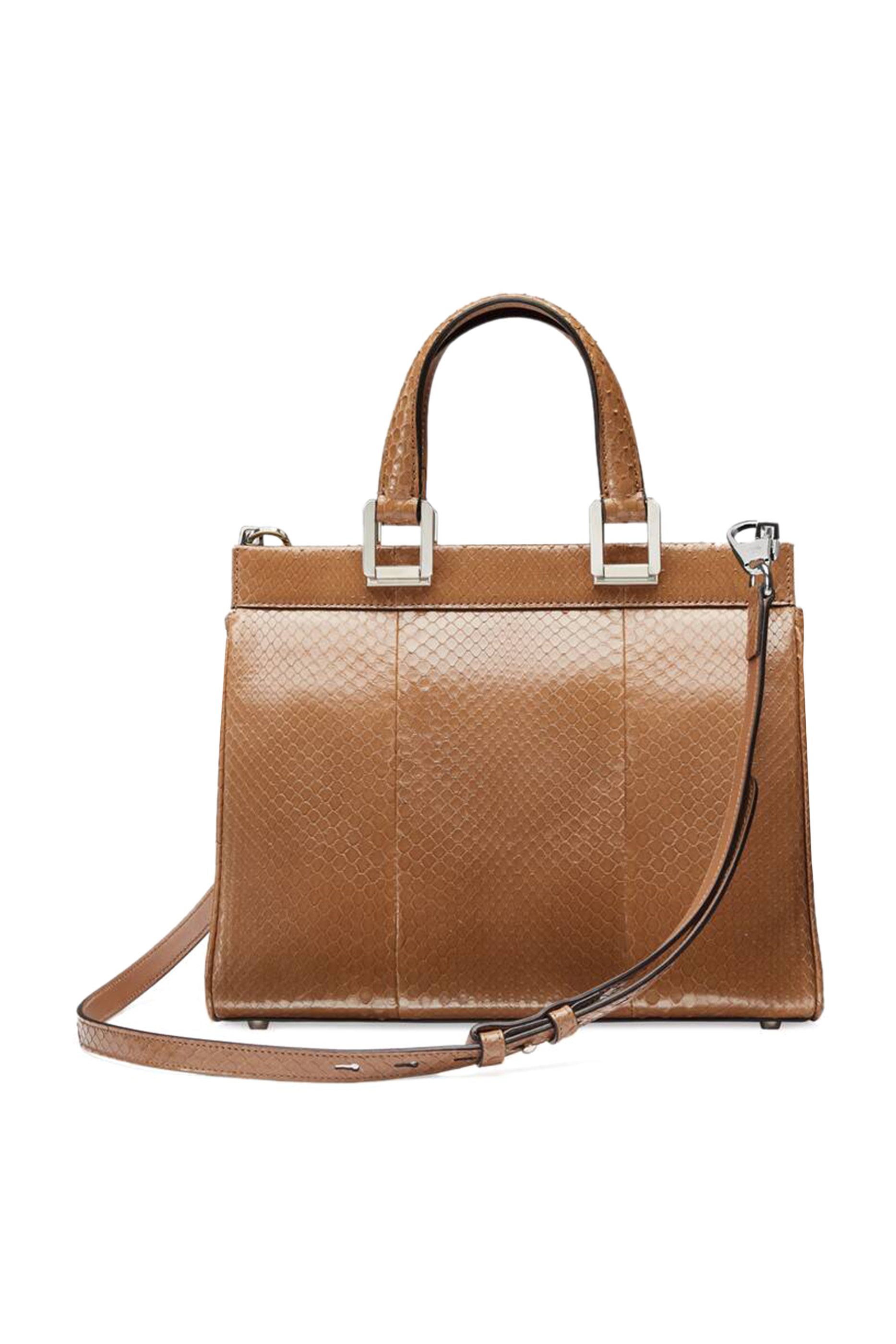 Zumi Snakeskin Small Top Handle Tote