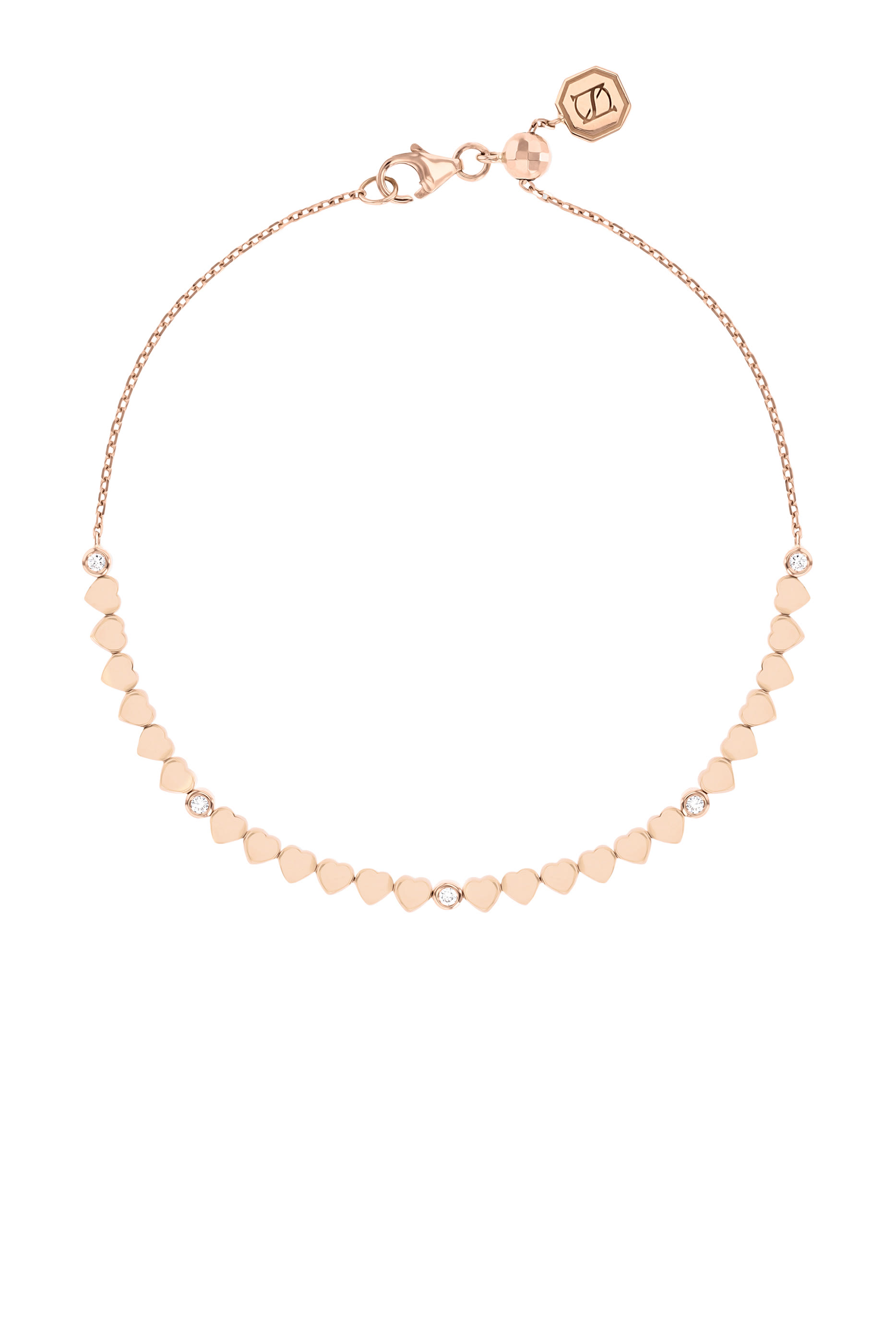 Love in Tokyo Bracelet, 18K Rose Gold & Diamonds
