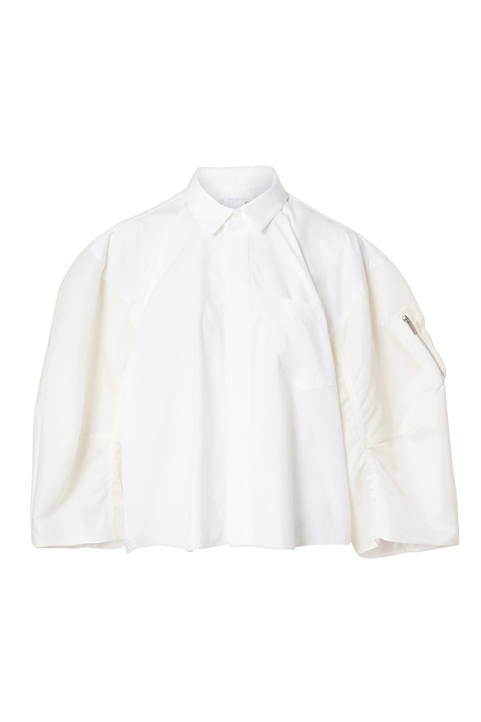 Cotton Poplin x Nylon Twill Shirt